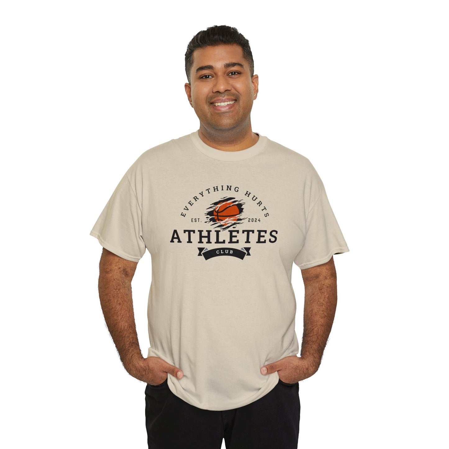 Everything Hurts Athletes Club Basketball Cotton Tee