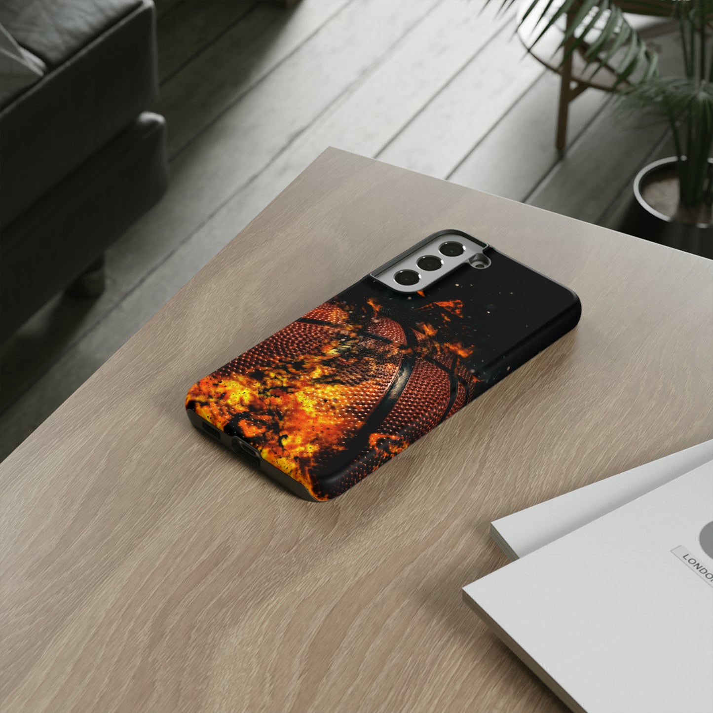 Basketball Inferno Tough Phone Cases