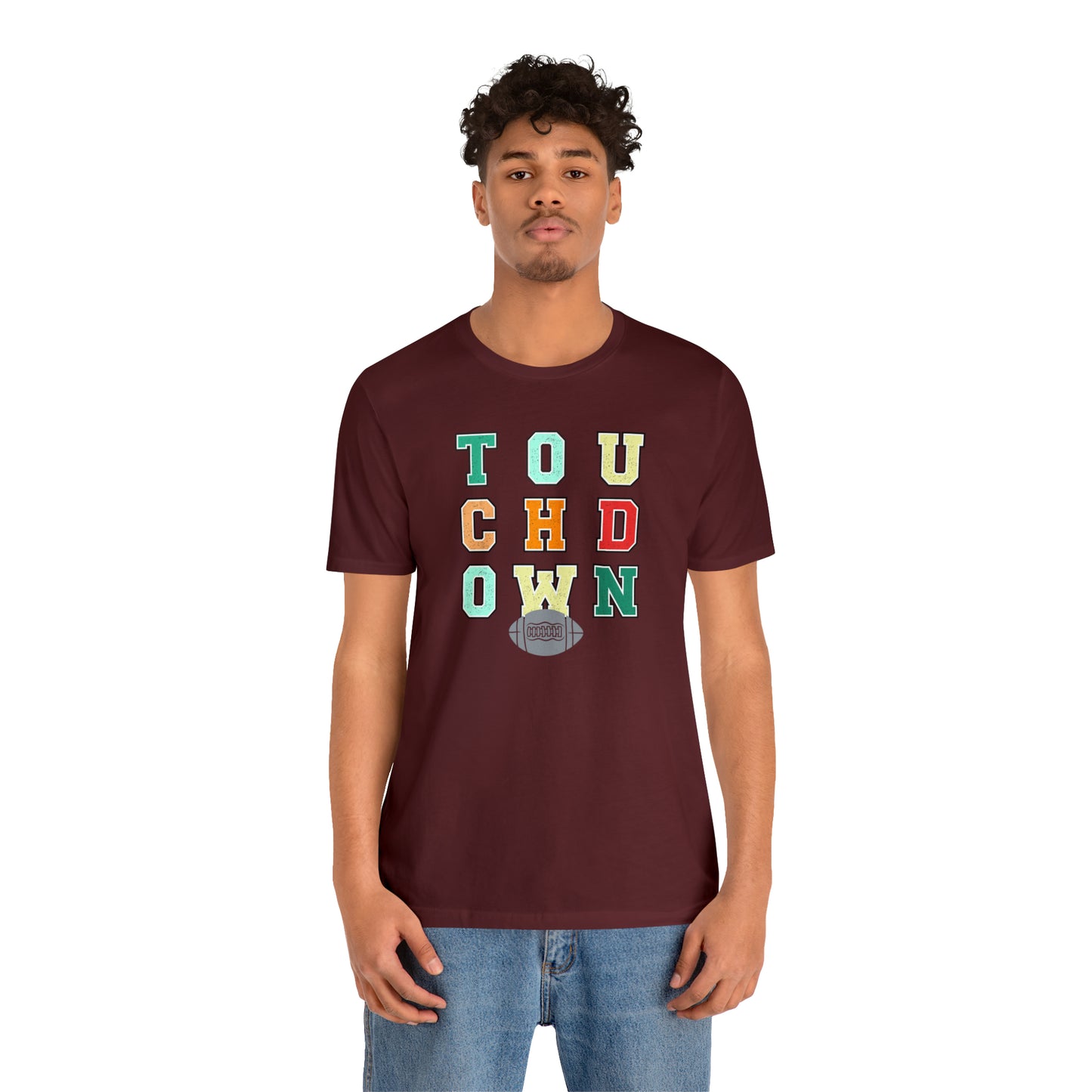 Football Touchdown Unisex Jersey Short Sleeve Tee