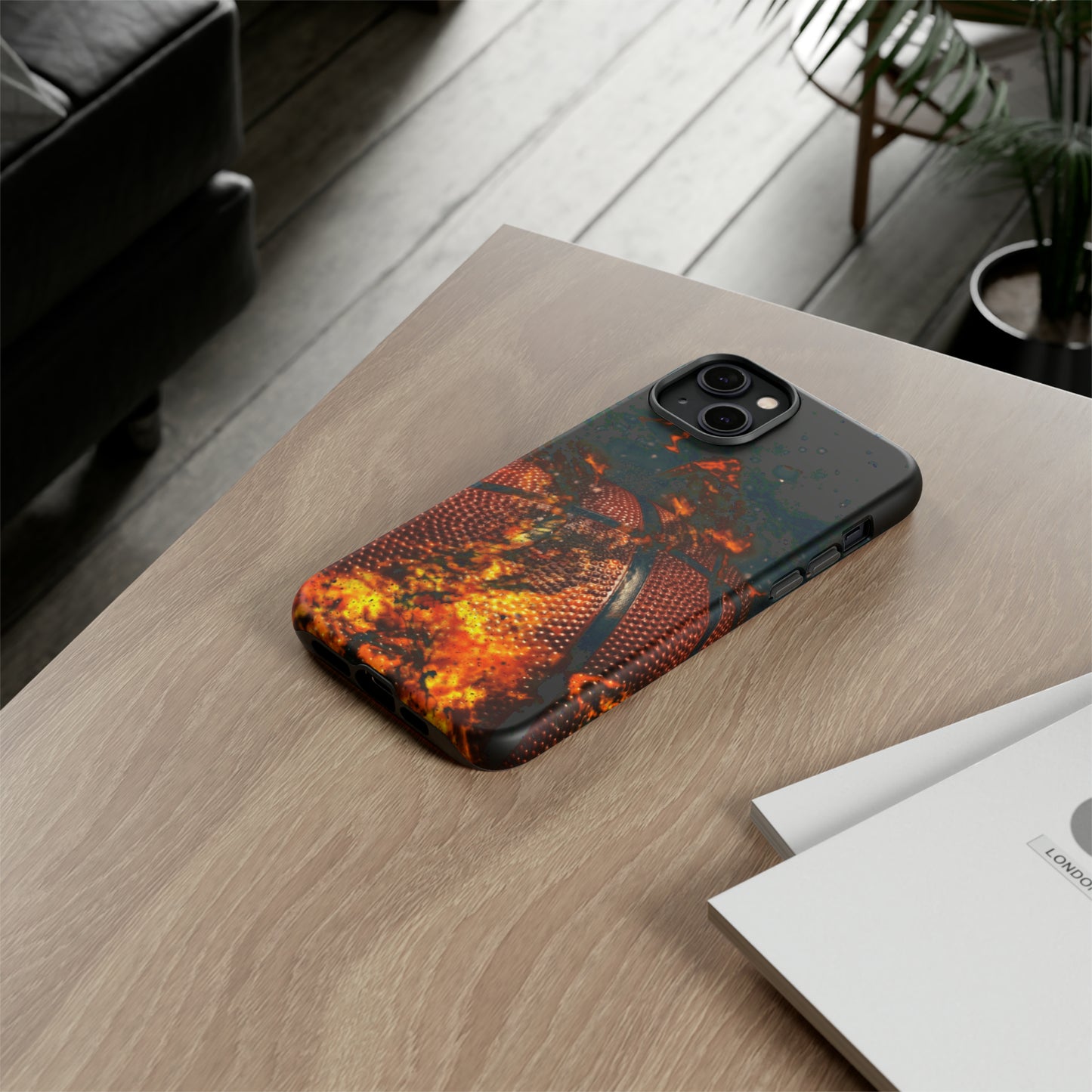 Basketball Inferno Tough Phone Cases