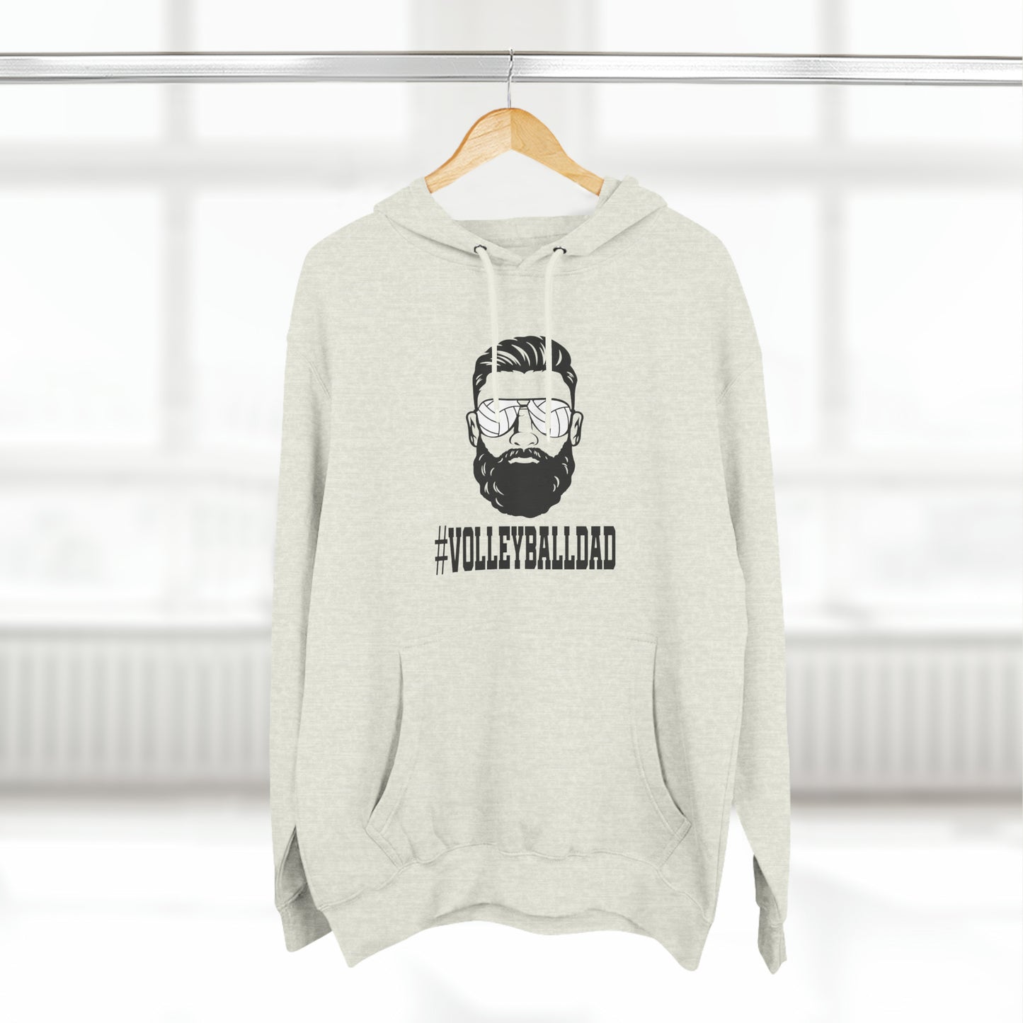 Volleyball Dad Fleece Hoodie