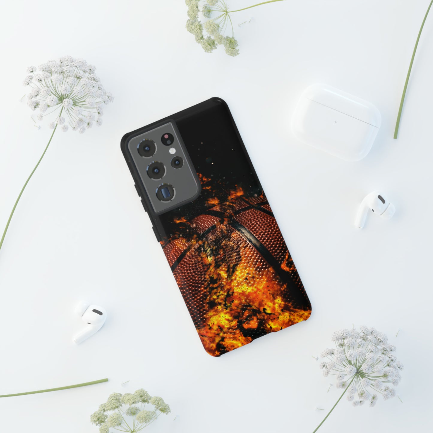 Basketball Inferno Tough Phone Cases