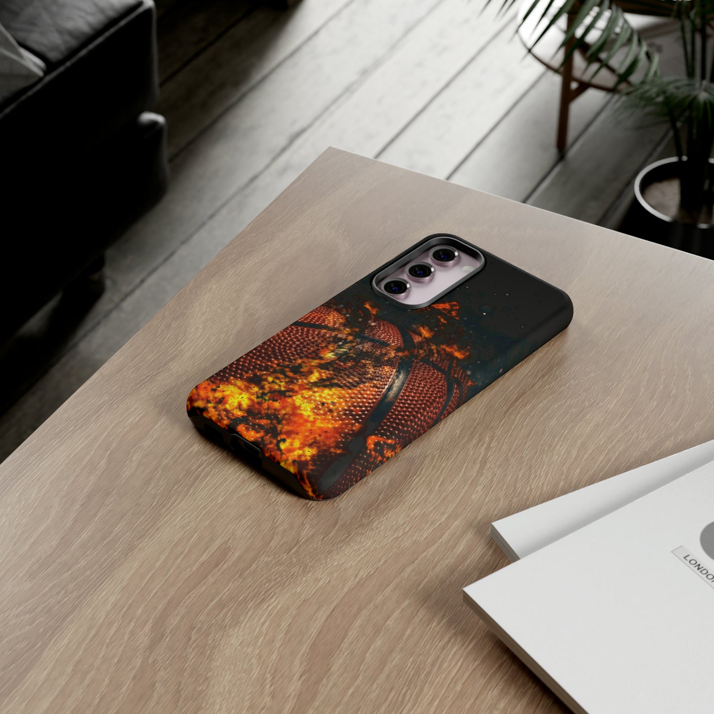 Basketball Inferno Tough Phone Cases