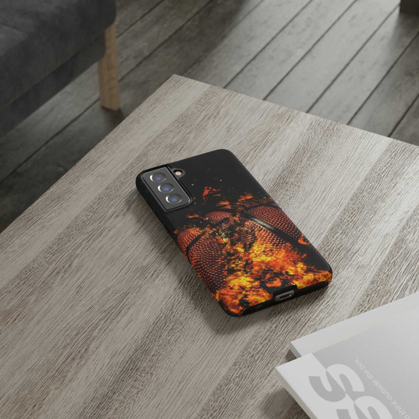 Basketball Inferno Tough Phone Cases