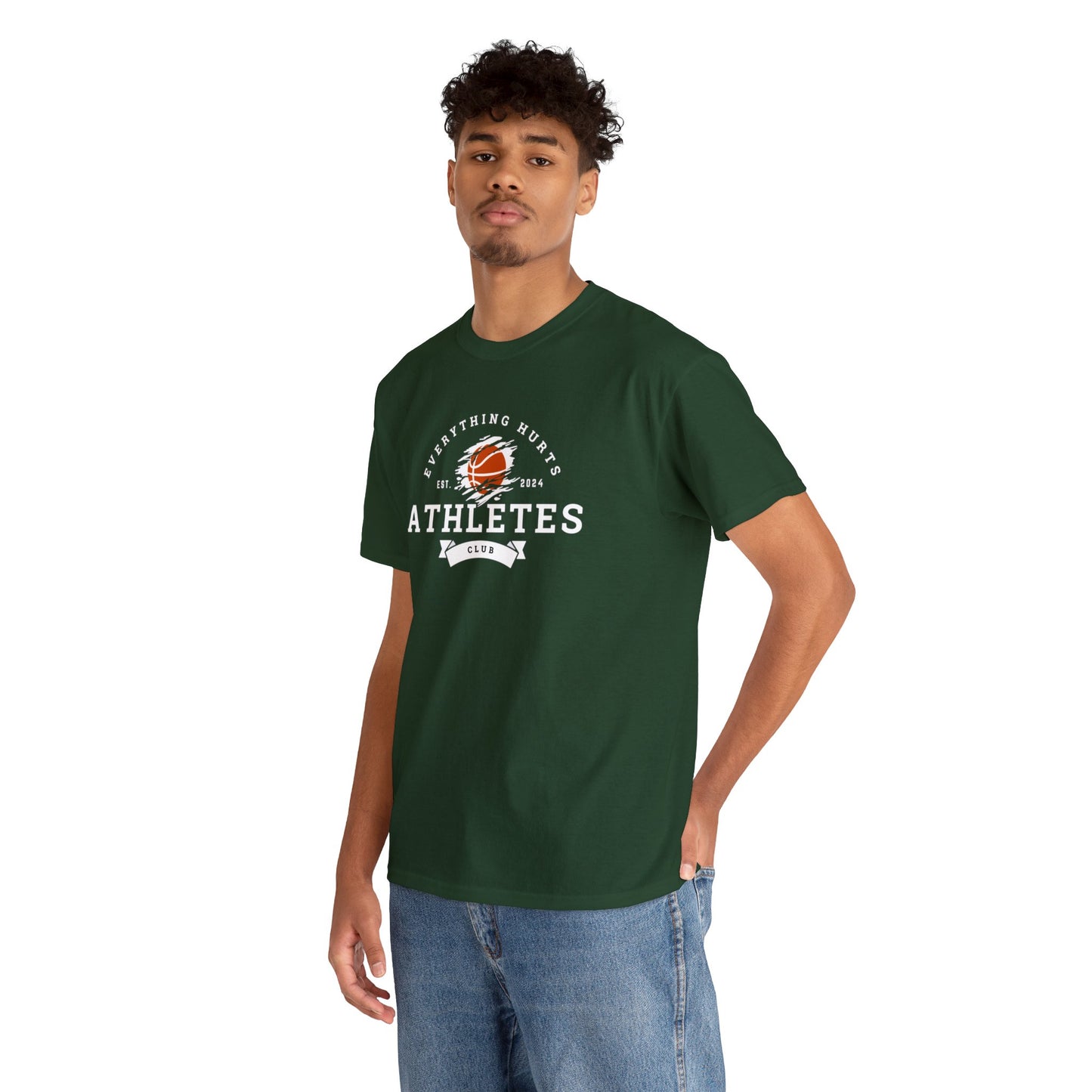 Everything Hurts Athletes Club Basketball Cotton Tee