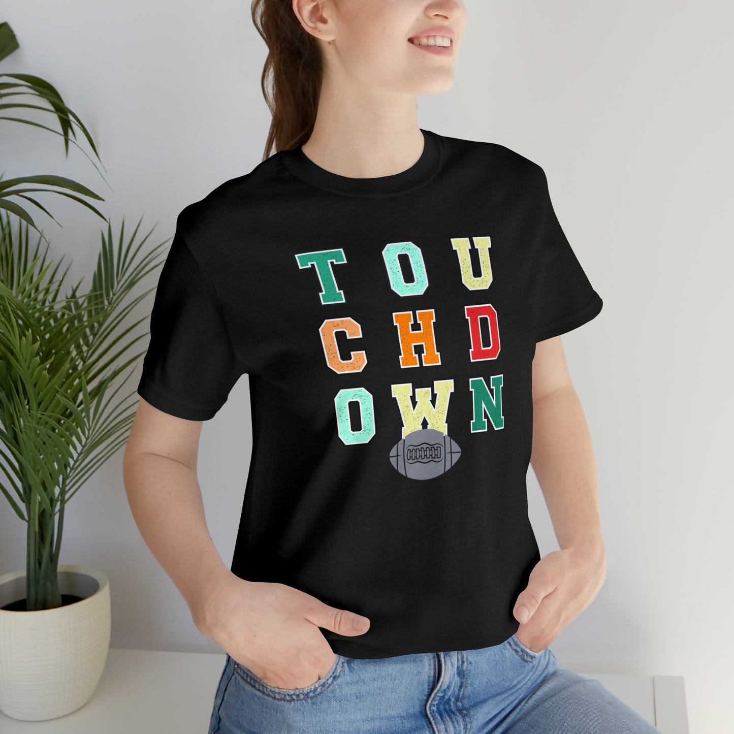 Football Touchdown Unisex Jersey Short Sleeve Tee