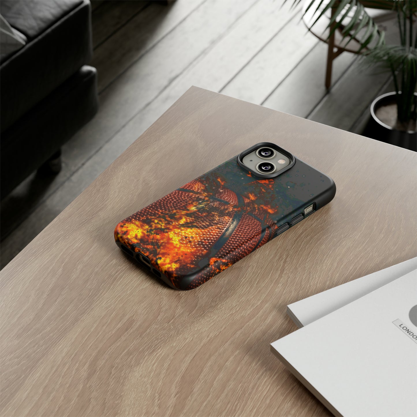 Basketball Inferno Tough Phone Cases