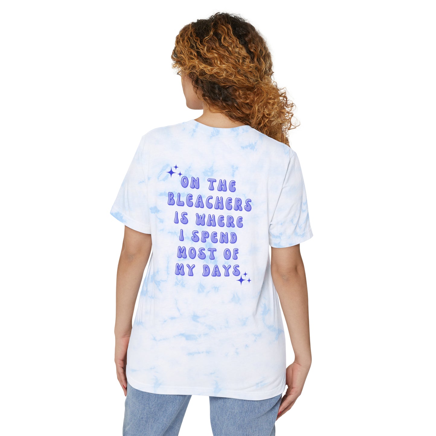 Volleyball Bleachers Unisex Tie-Dyed T-Shirt