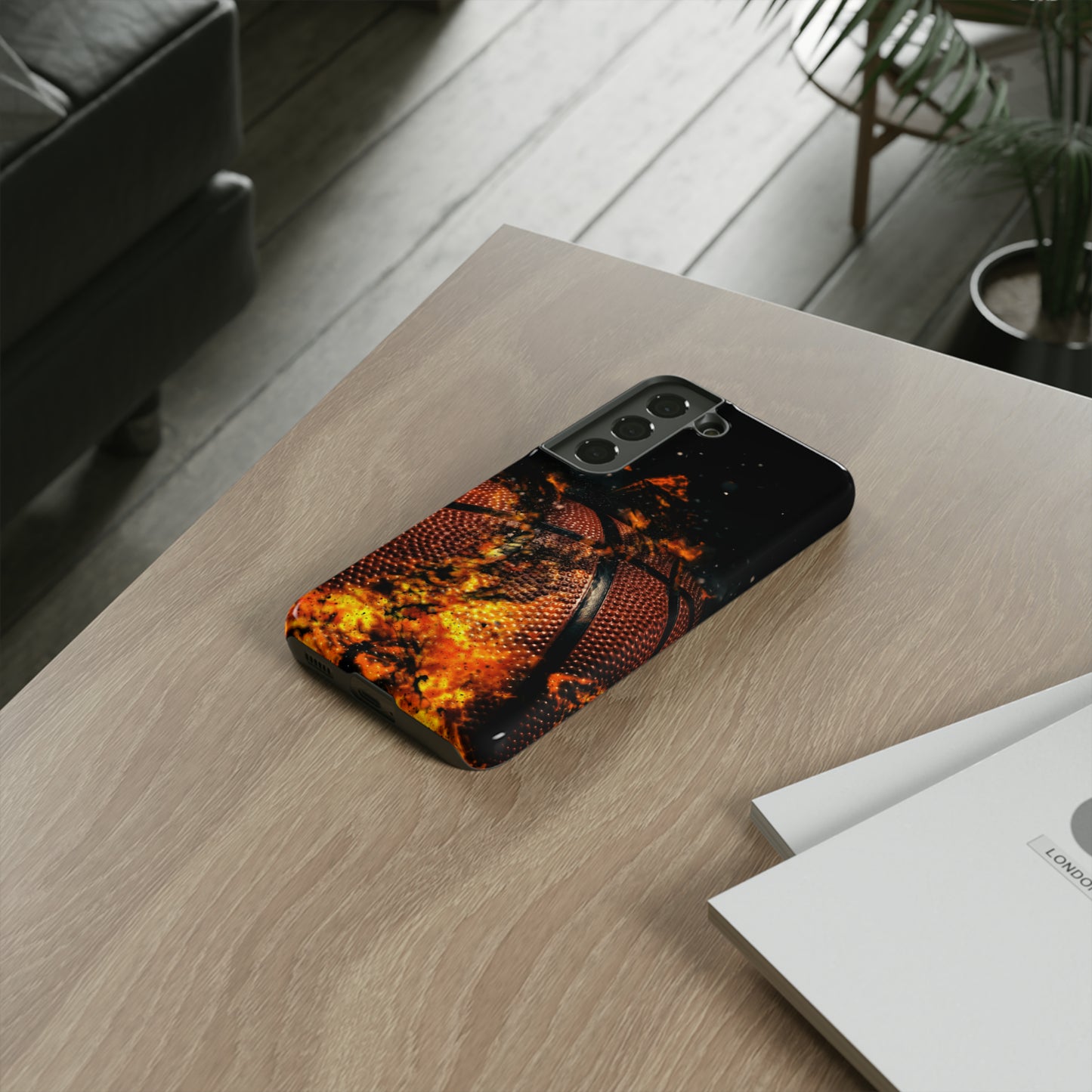 Basketball Inferno Tough Phone Cases