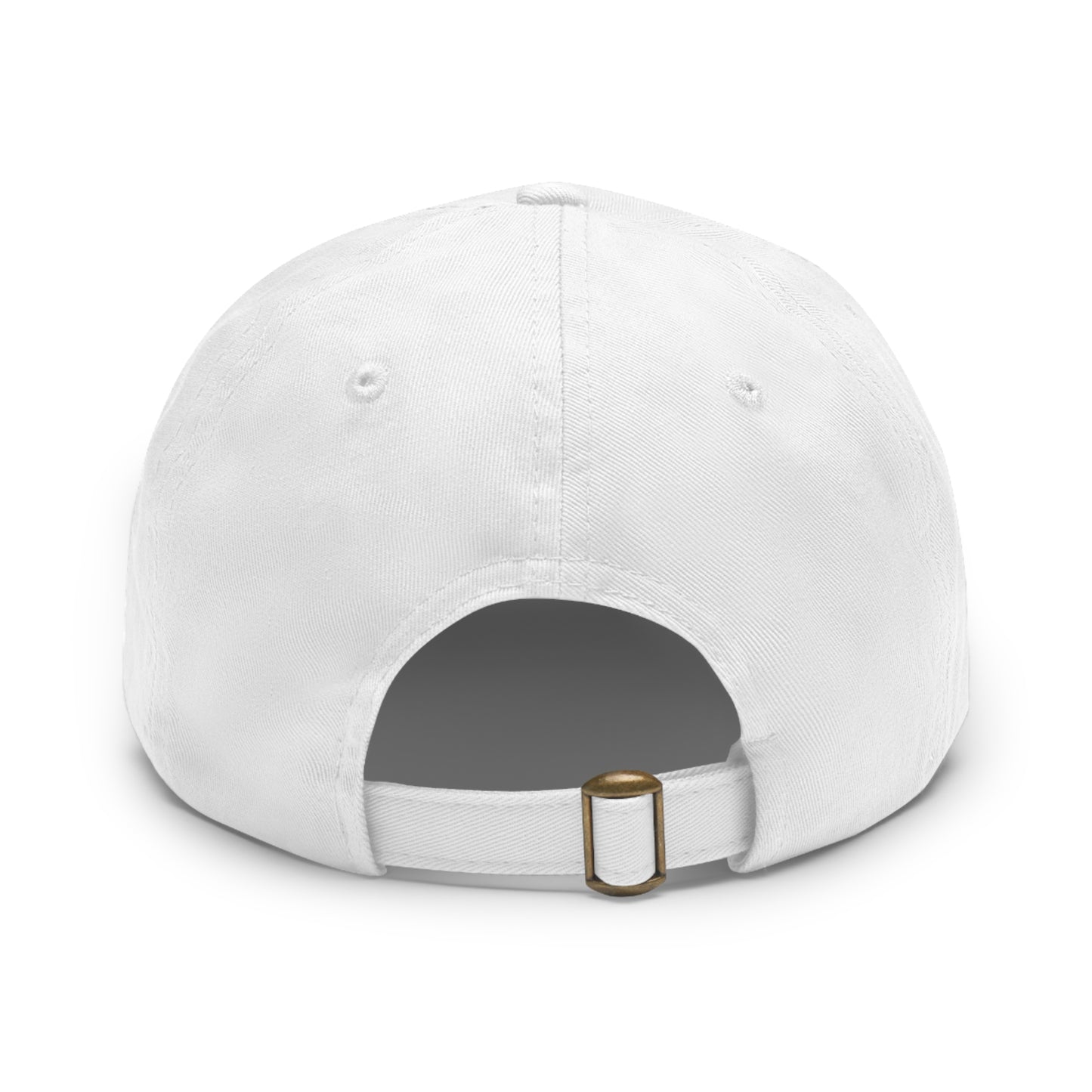 Volleyball Dad Hat with Leather Patch (Rectangle)