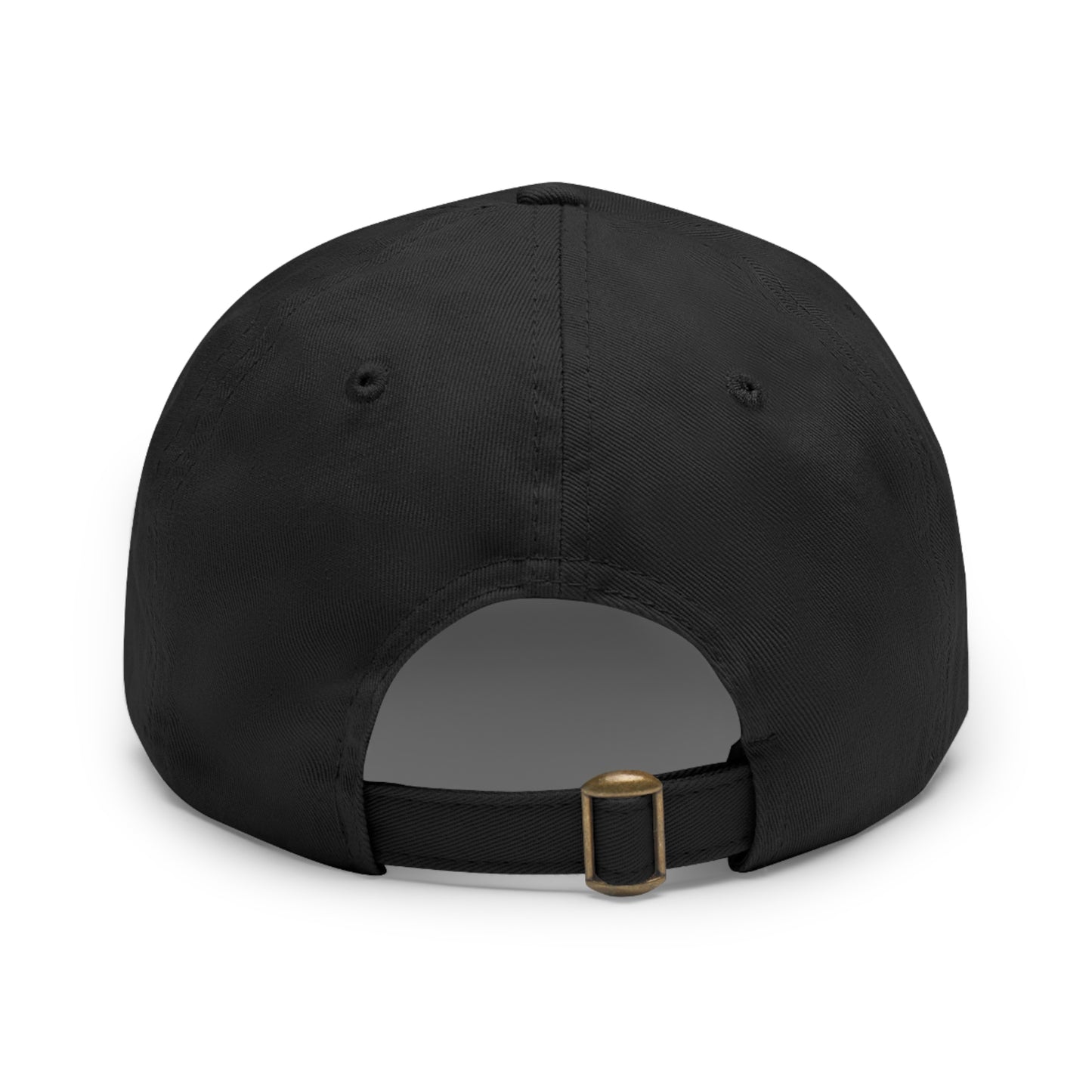 Volleyball Dad Hat with Leather Patch (Rectangle)