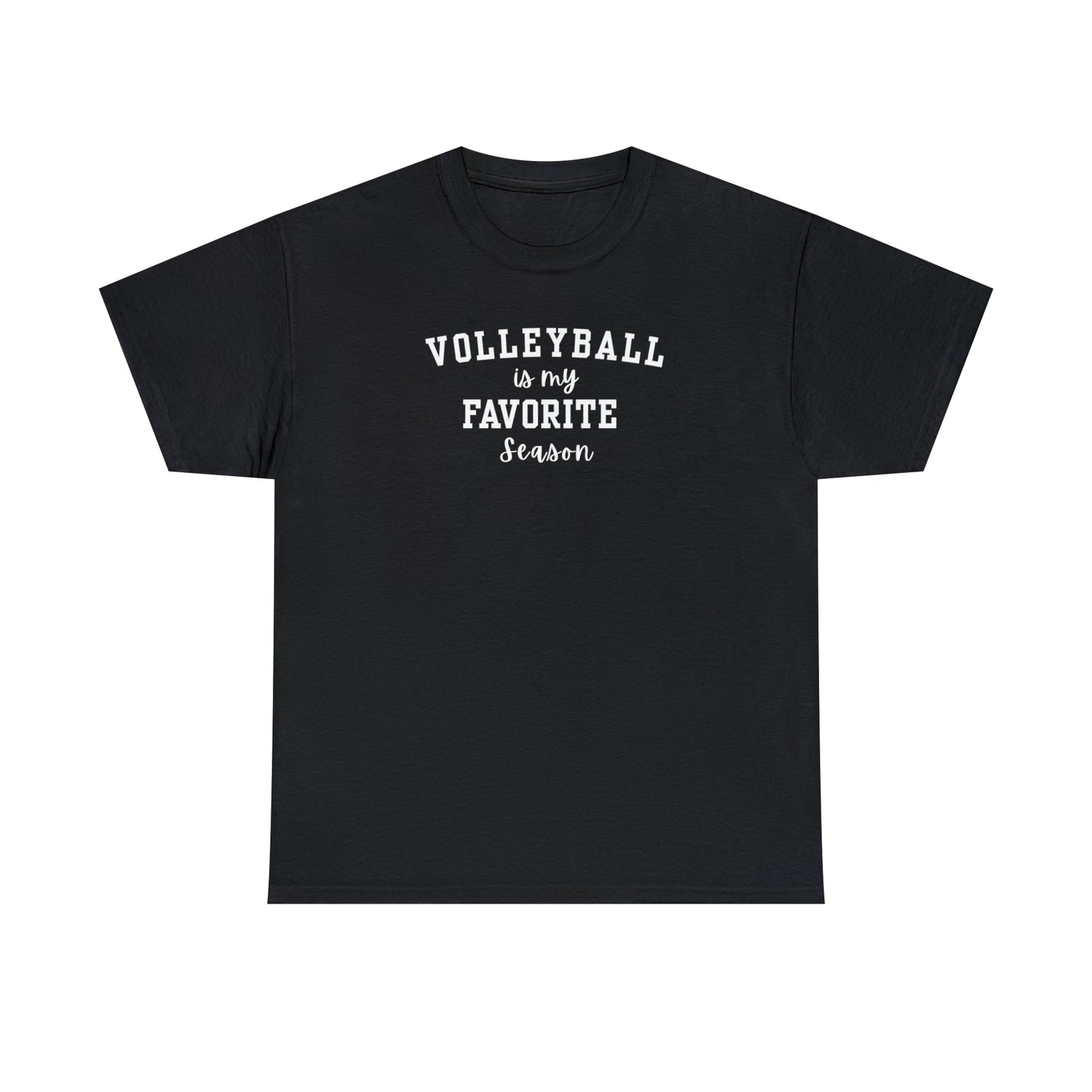 Volleyball is my Favorite Season Unisex Heavy Cotton Tee