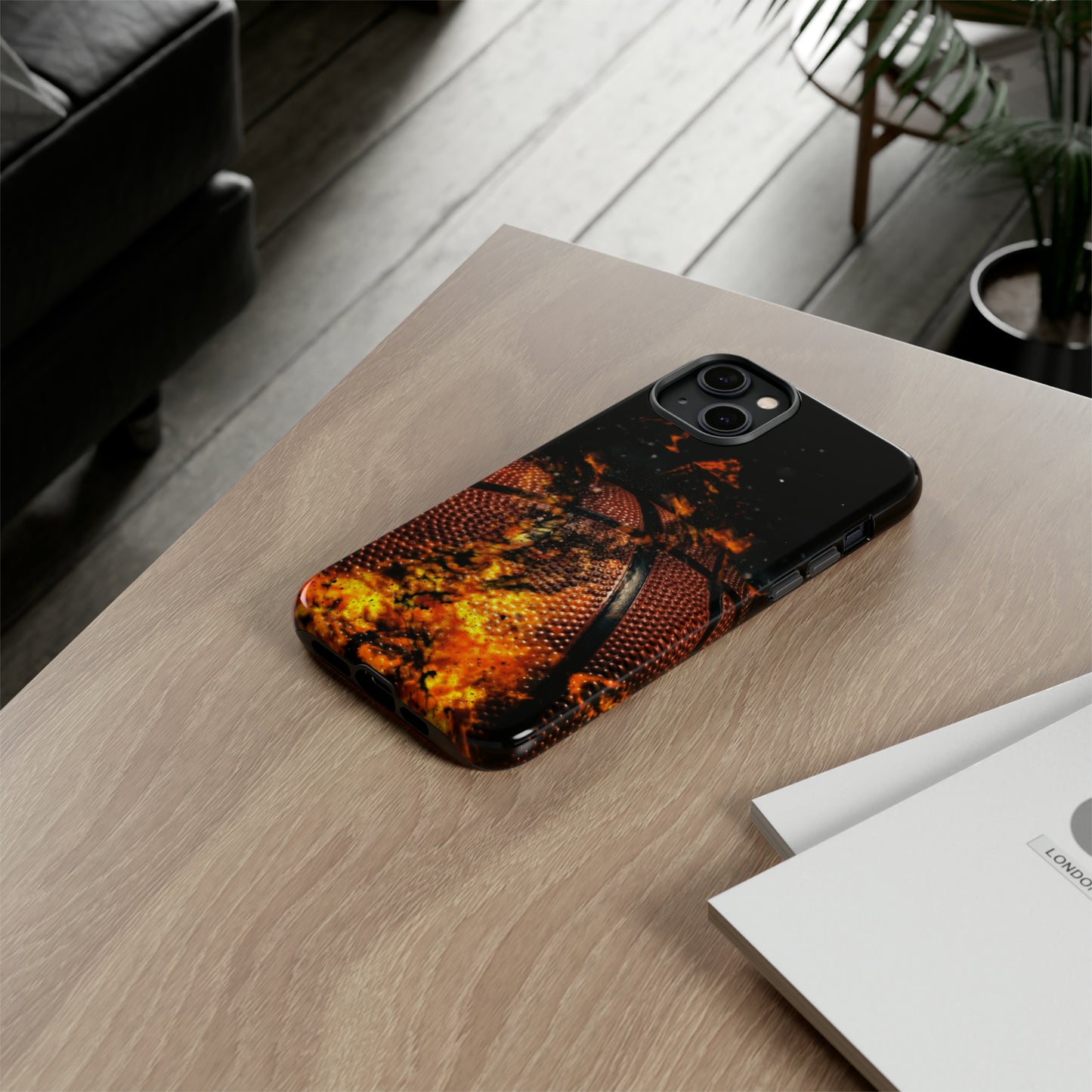 Basketball Inferno Tough Phone Cases