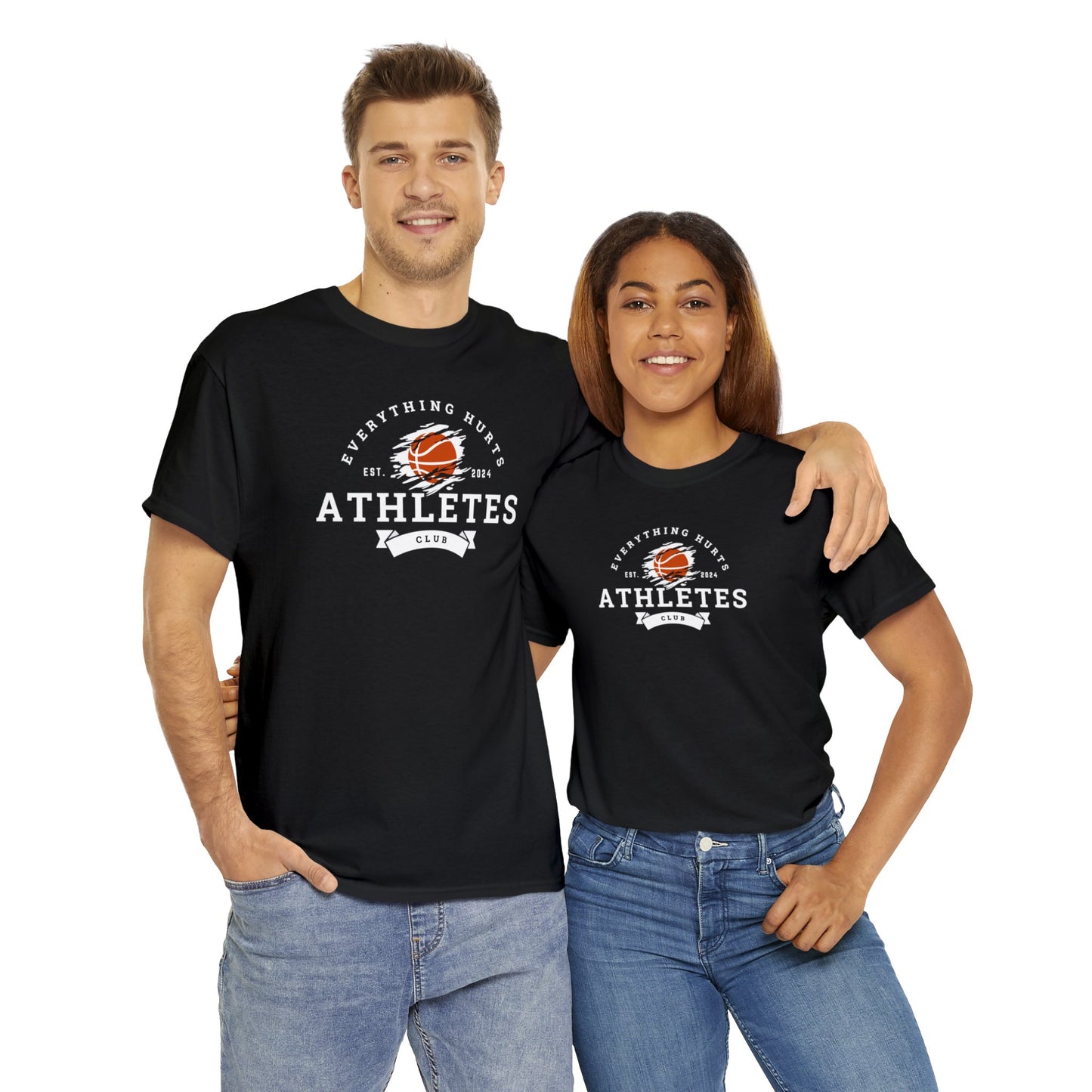 Everything Hurts Athletes Club Basketball Cotton Tee