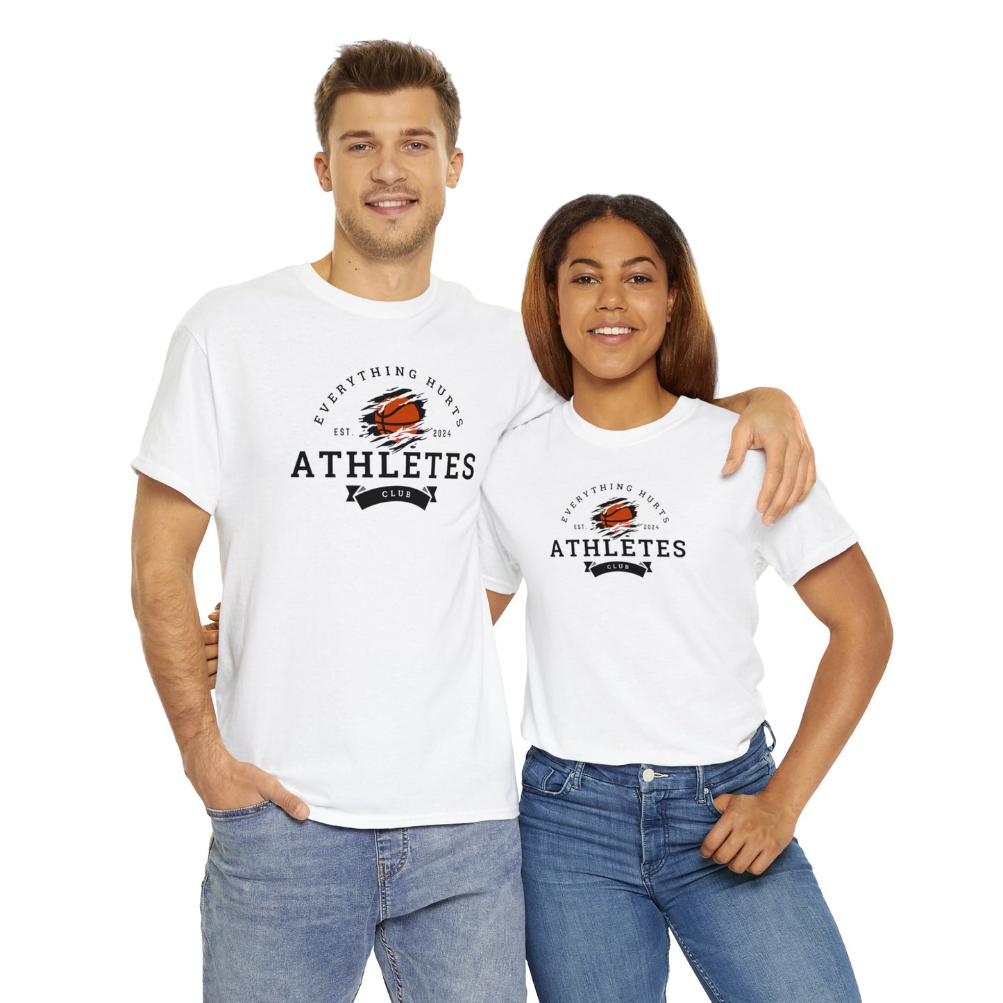 Everything Hurts Athletes Club Basketball Cotton Tee