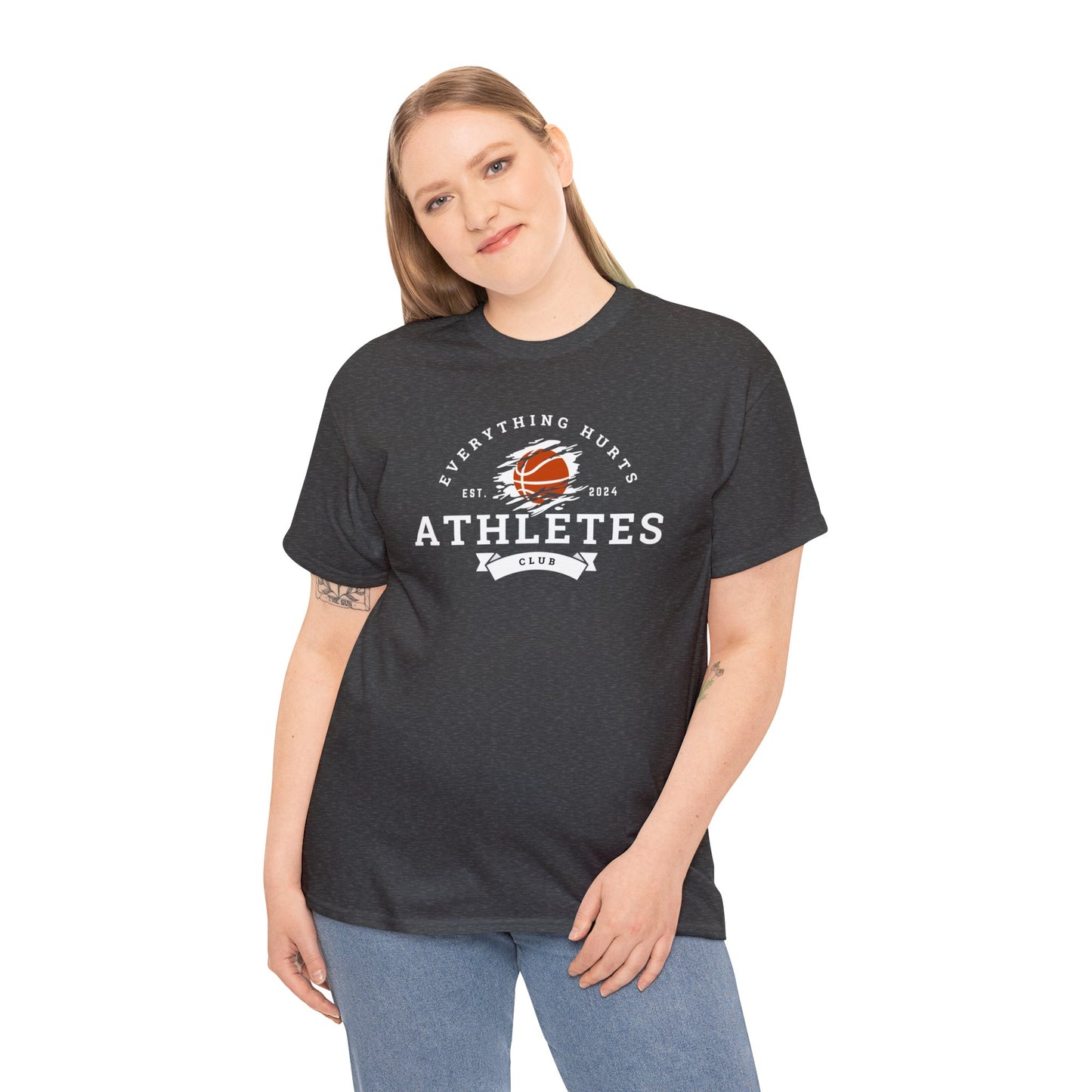 Everything Hurts Athletes Club Basketball Cotton Tee