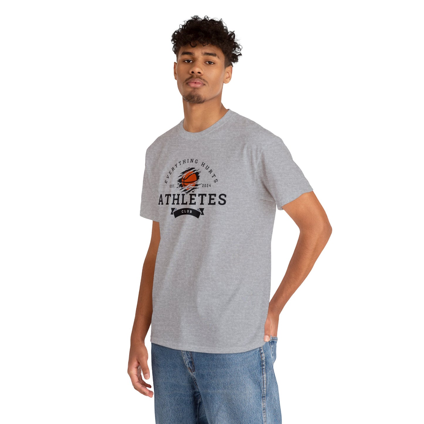 Everything Hurts Athletes Club Basketball Cotton Tee