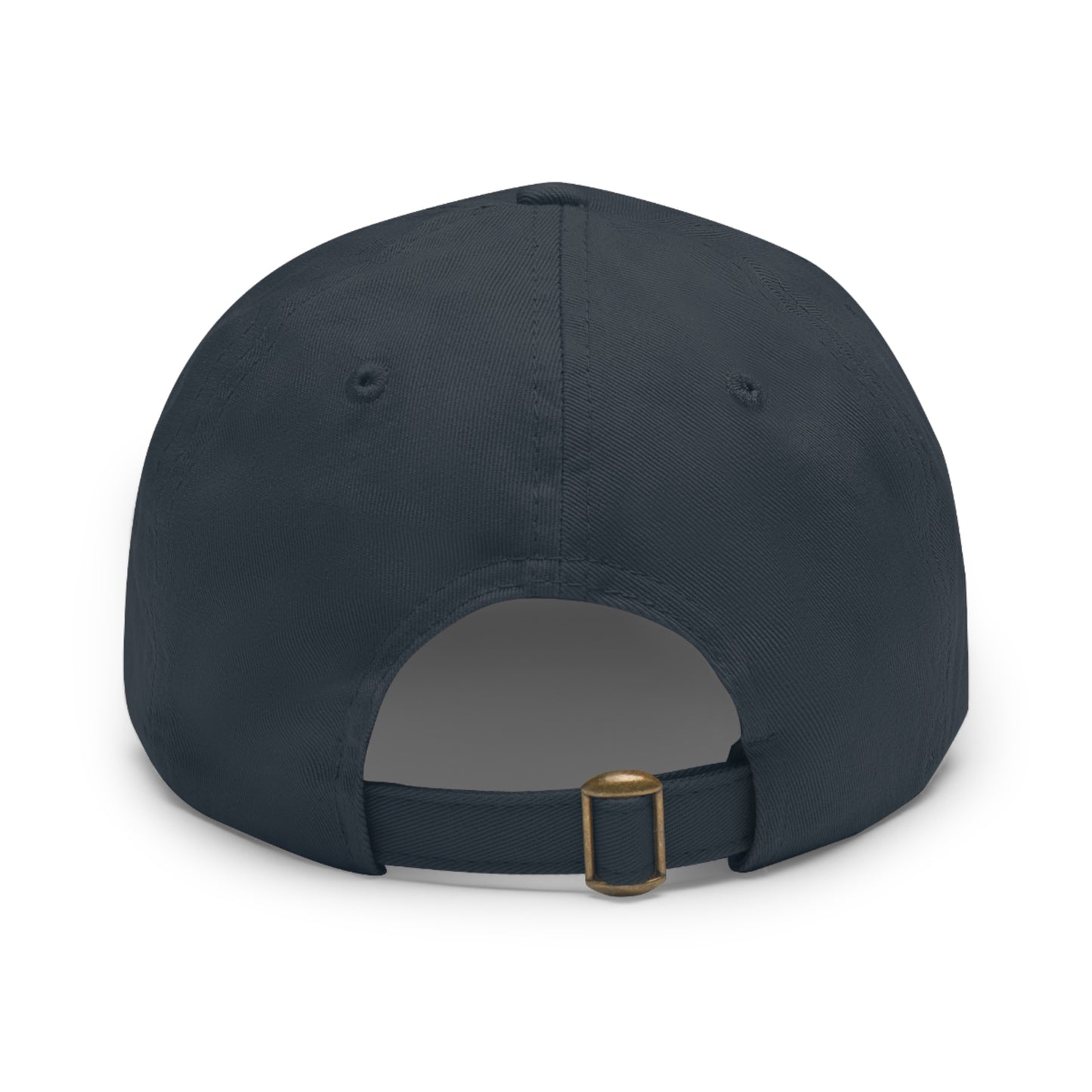 Volleyball Dad Hat with Leather Patch (Rectangle)