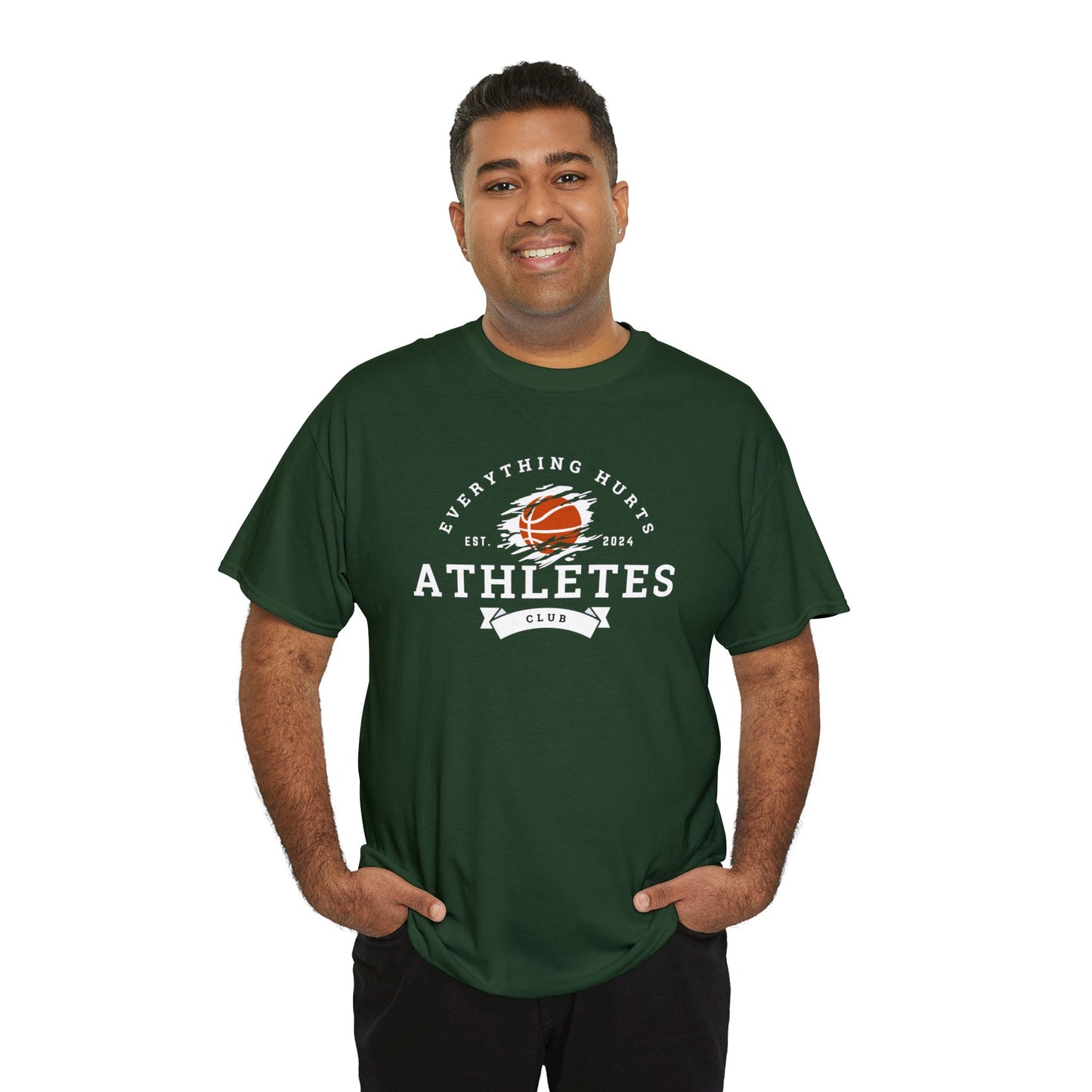 Everything Hurts Athletes Club Basketball Cotton Tee