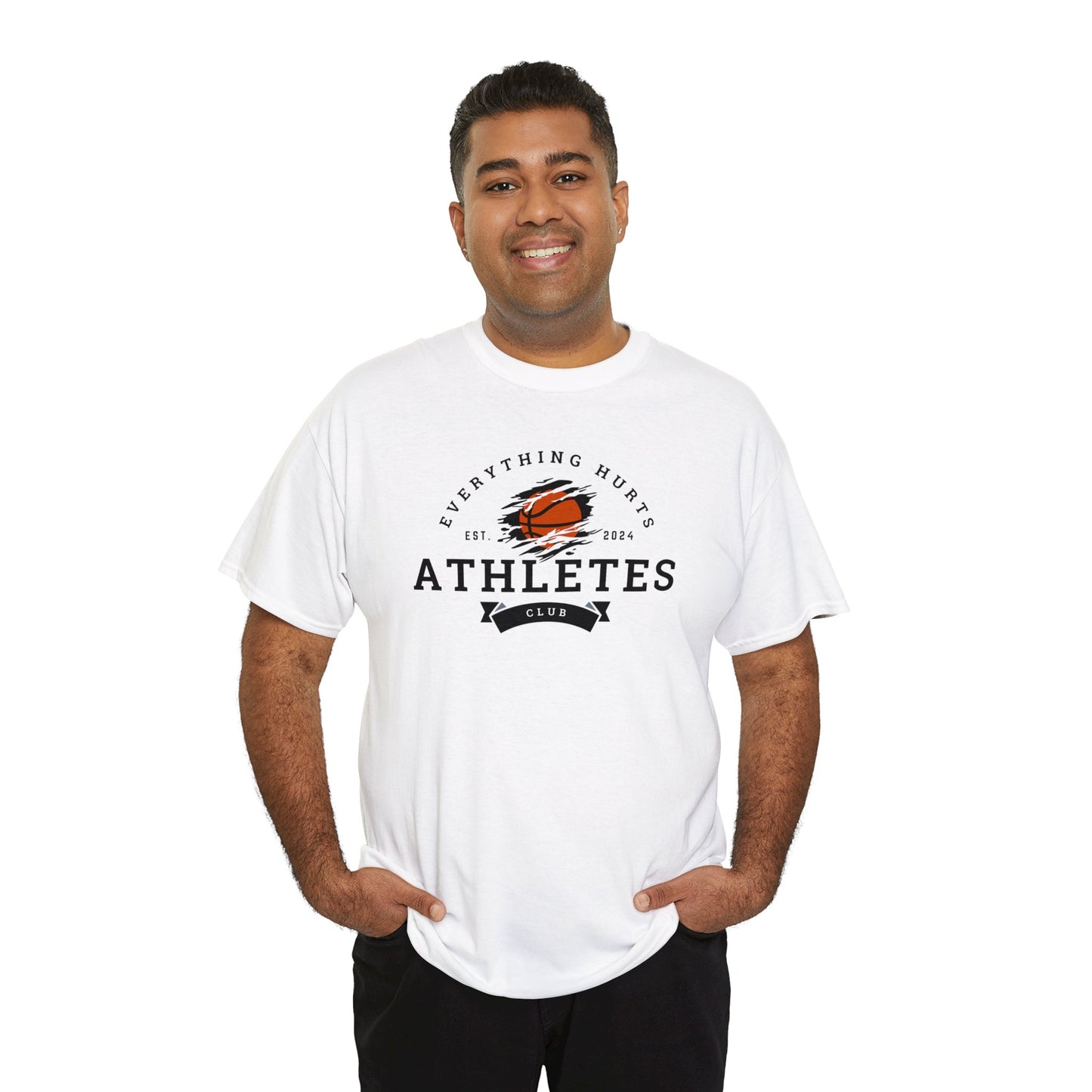 Everything Hurts Athletes Club Basketball Cotton Tee