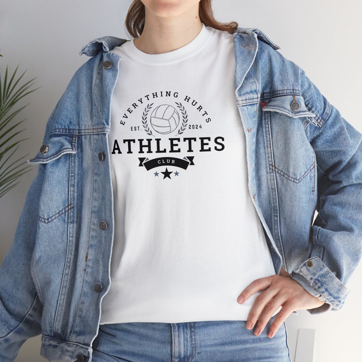 Everything Hurts Athletes Club Cotton Tee