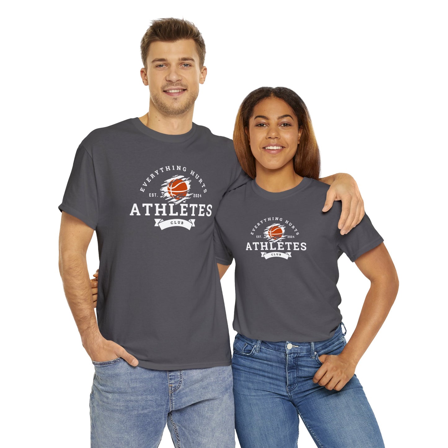 Everything Hurts Athletes Club Basketball Cotton Tee