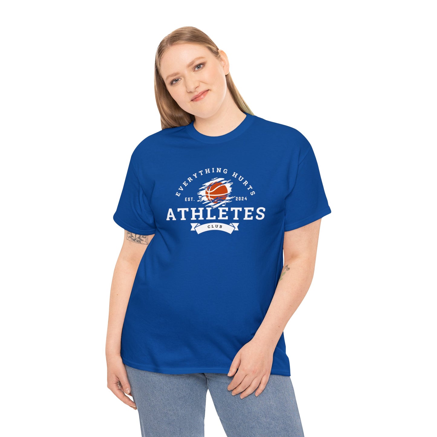 Everything Hurts Athletes Club Basketball Cotton Tee