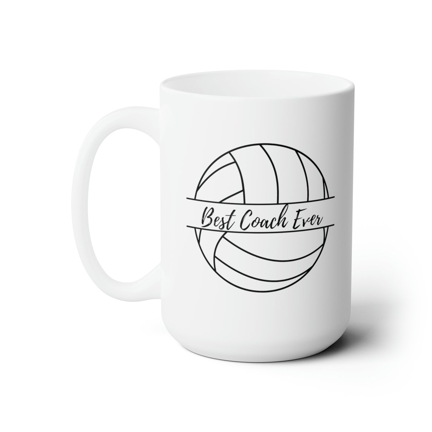 Best Coach Ever Volley Ceramic Mug 15oz