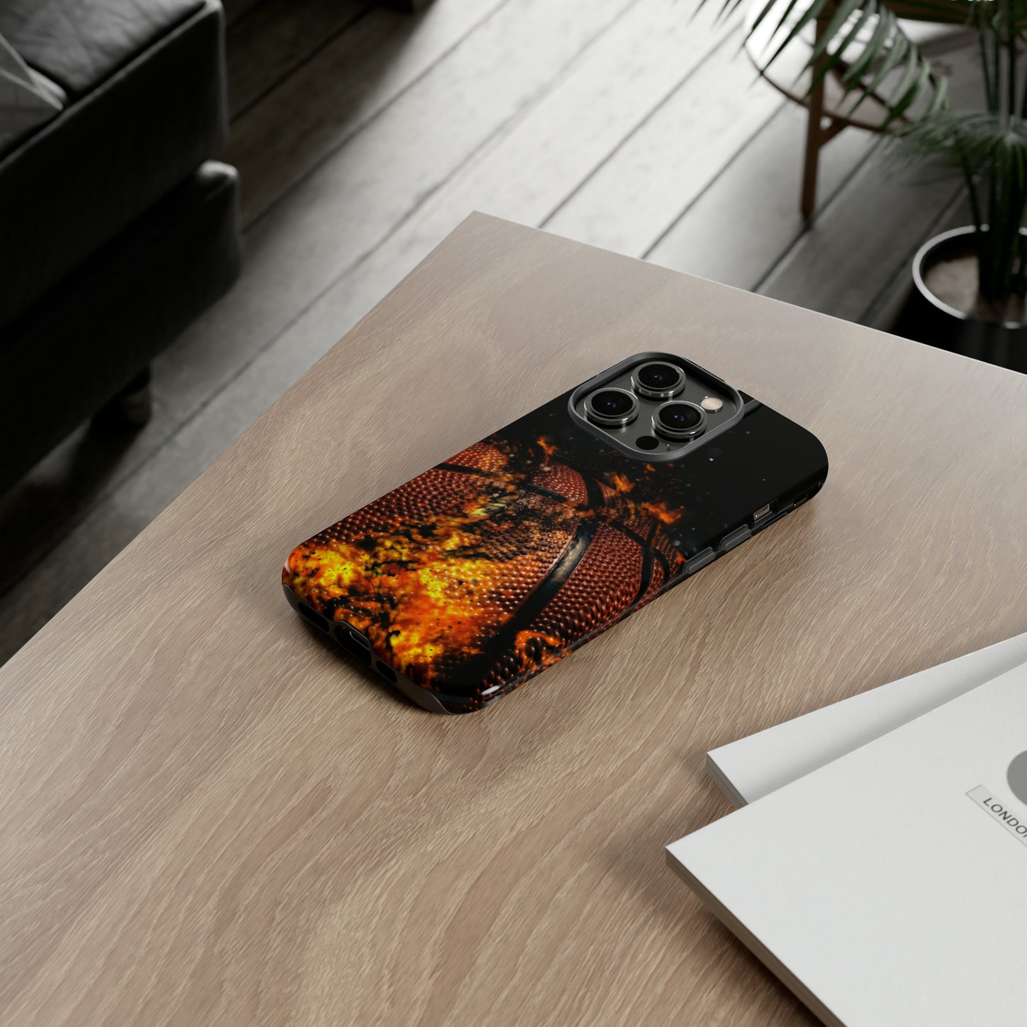 Basketball Inferno Tough Phone Cases