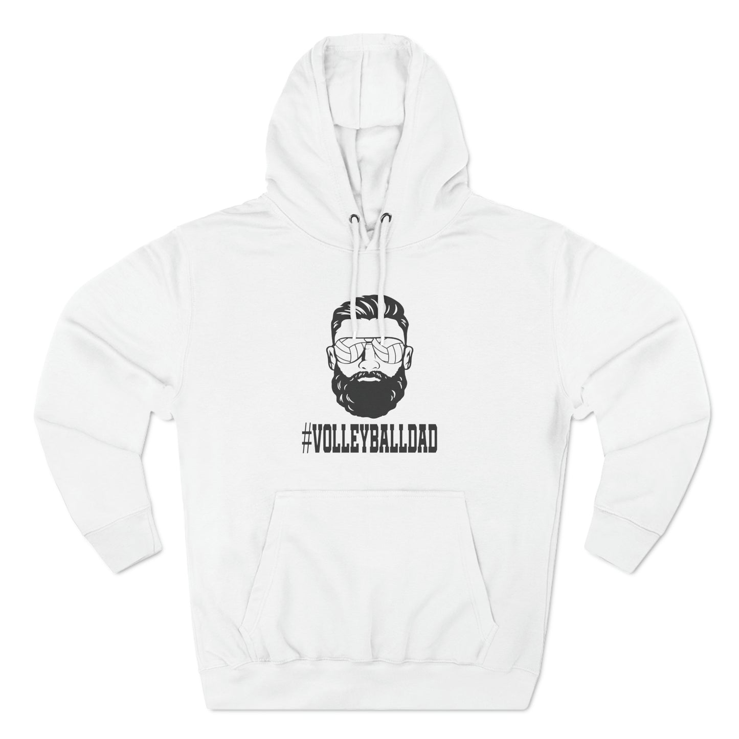 Volleyball Dad Fleece Hoodie