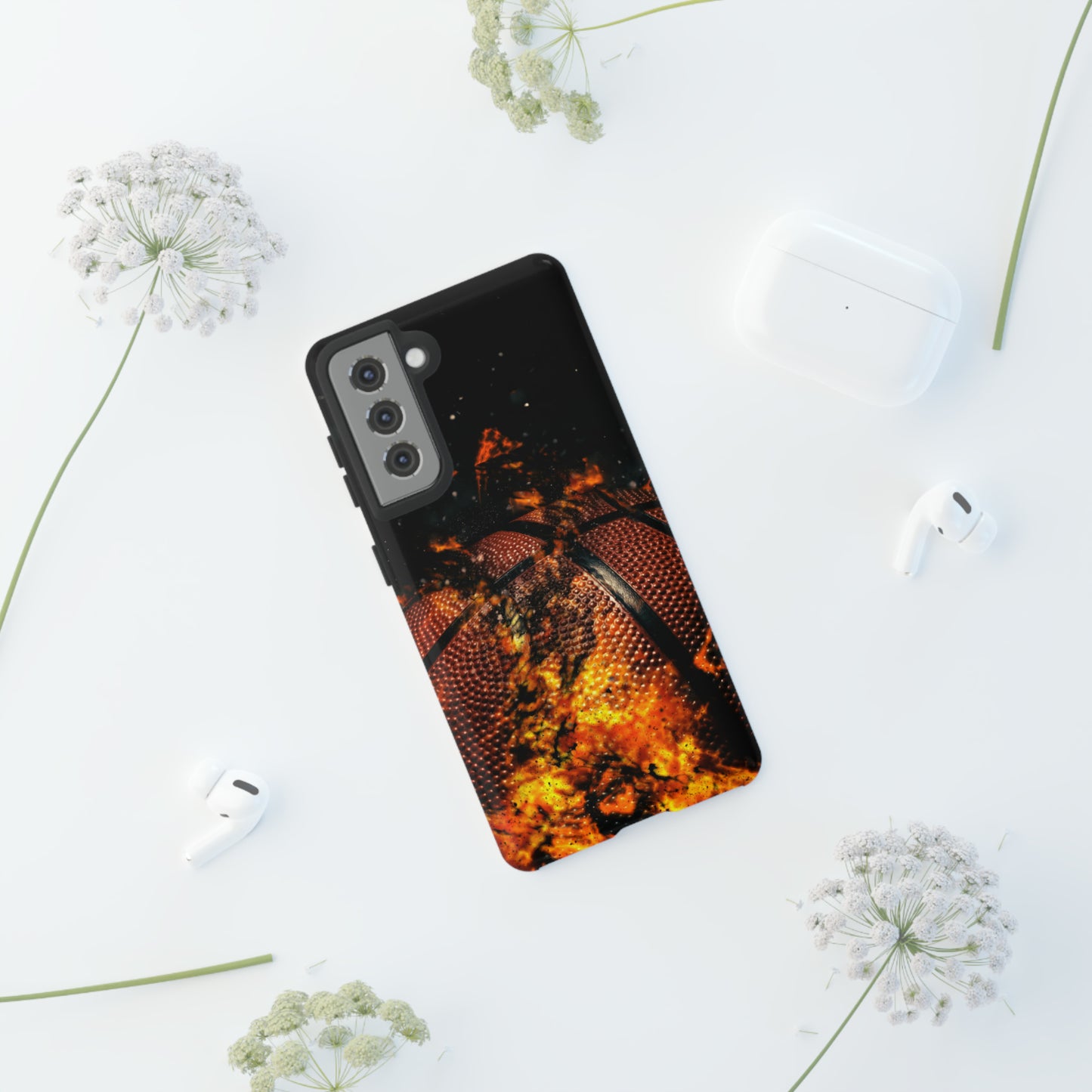 Basketball Inferno Tough Phone Cases