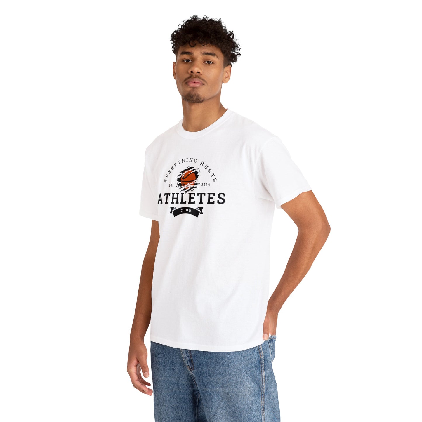 Everything Hurts Athletes Club Basketball Cotton Tee