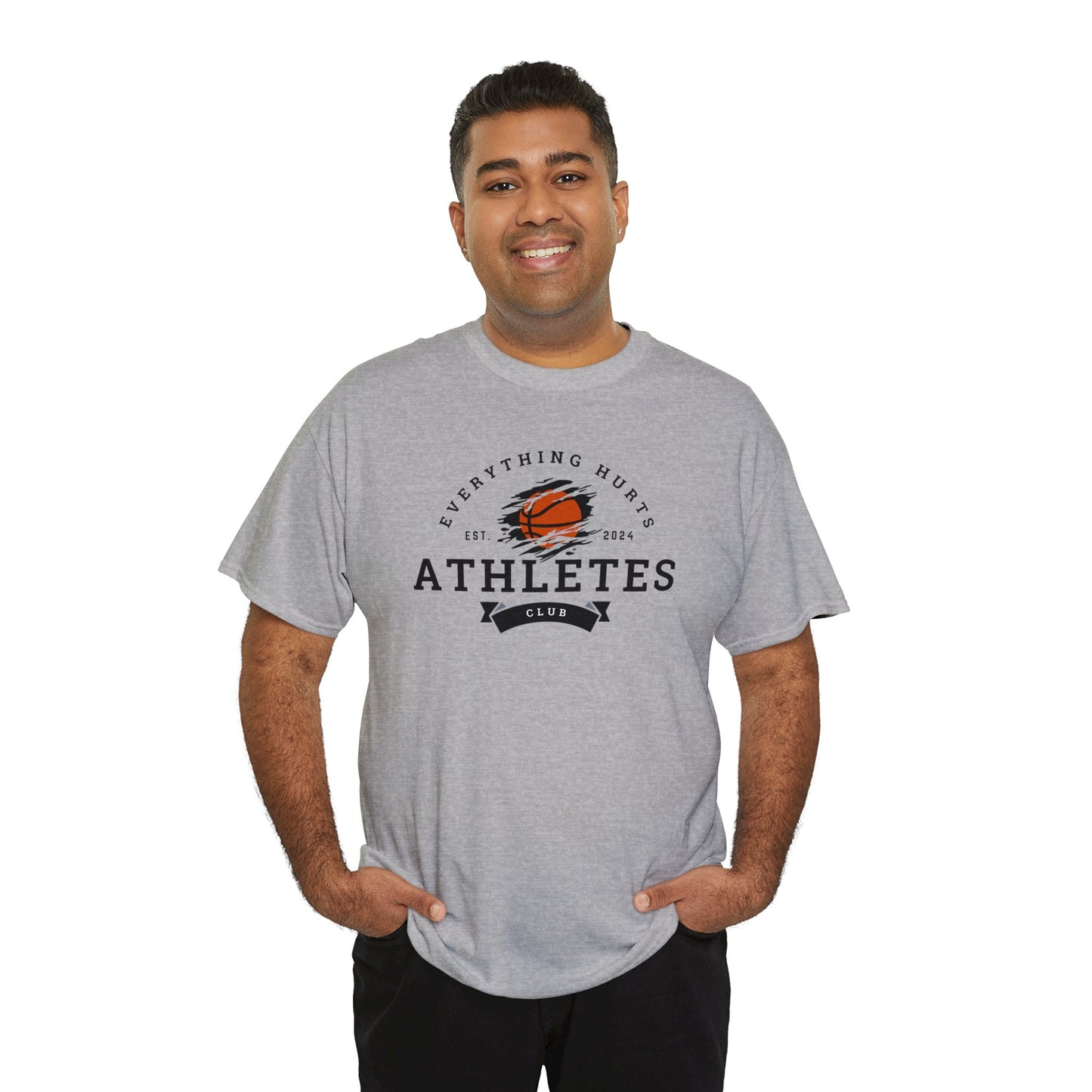 Everything Hurts Athletes Club Basketball Cotton Tee