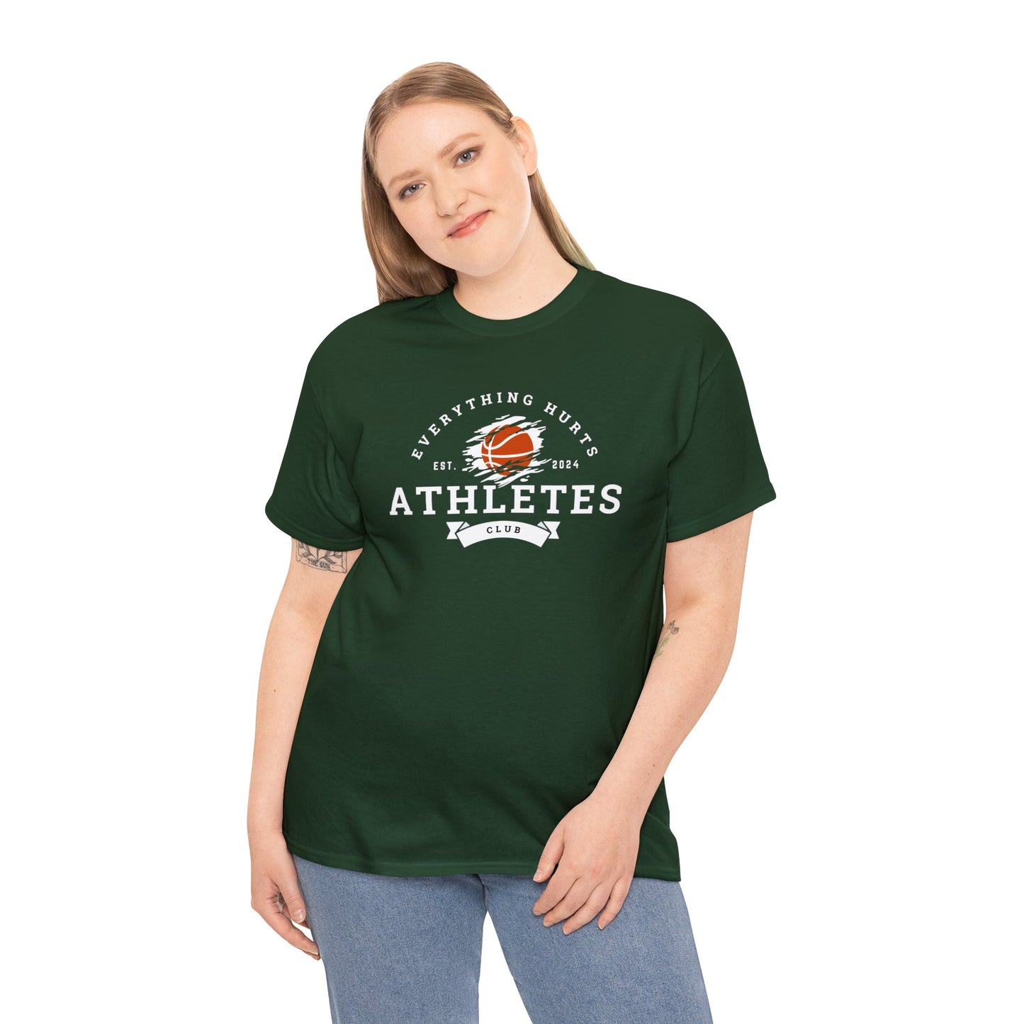 Everything Hurts Athletes Club Basketball Cotton Tee