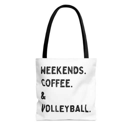 Volleyball Weekend Tote Bag