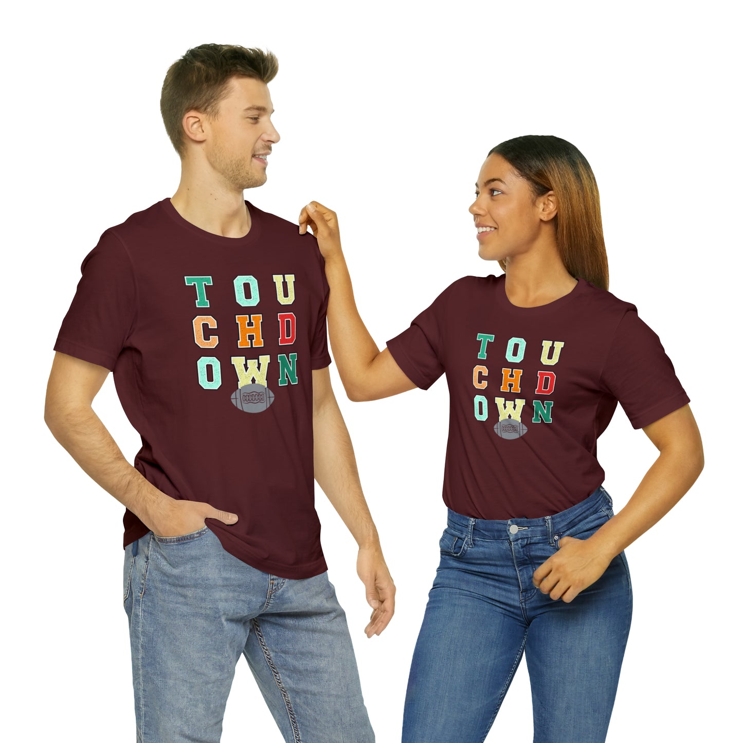 Football Touchdown Unisex Jersey Short Sleeve Tee