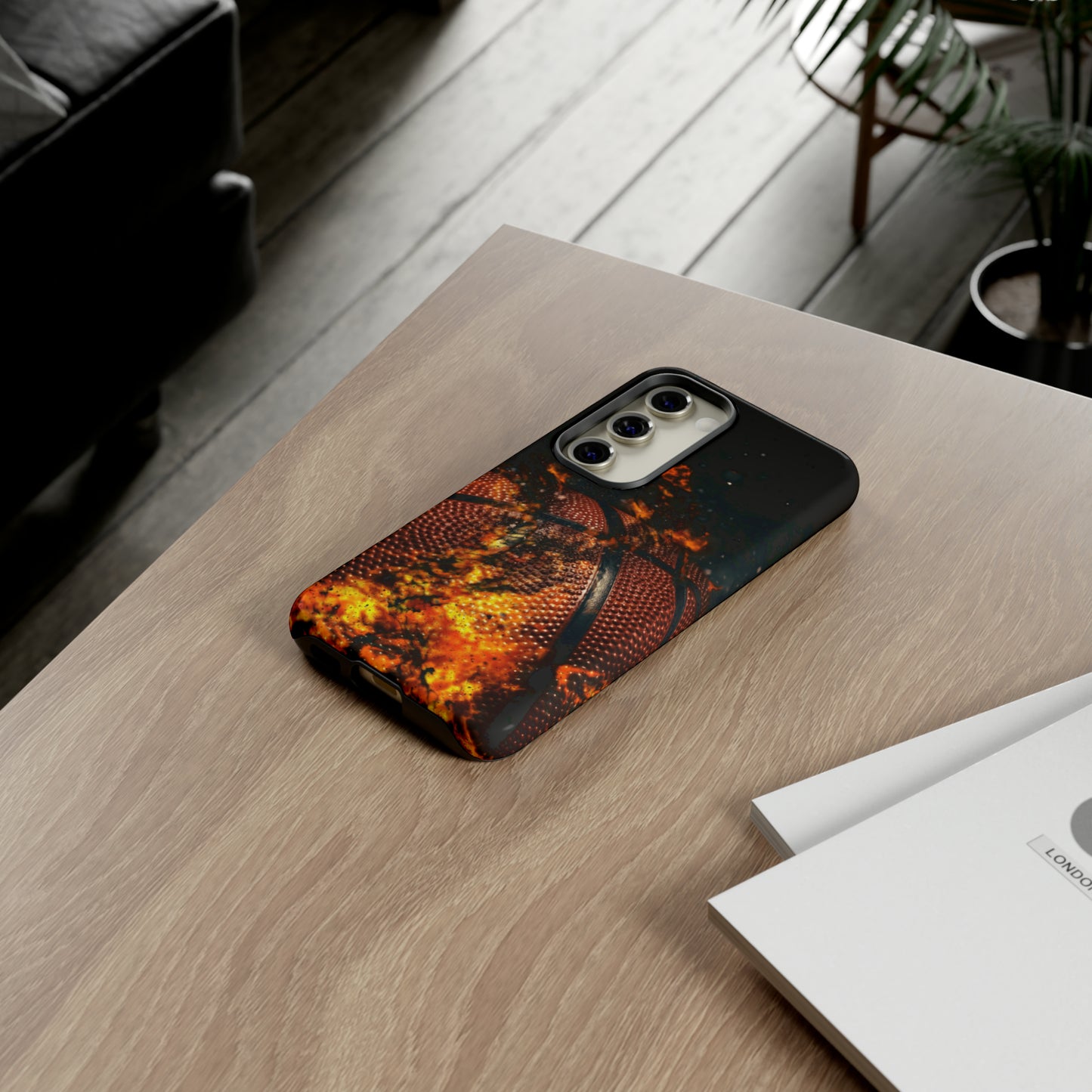 Basketball Inferno Tough Phone Cases