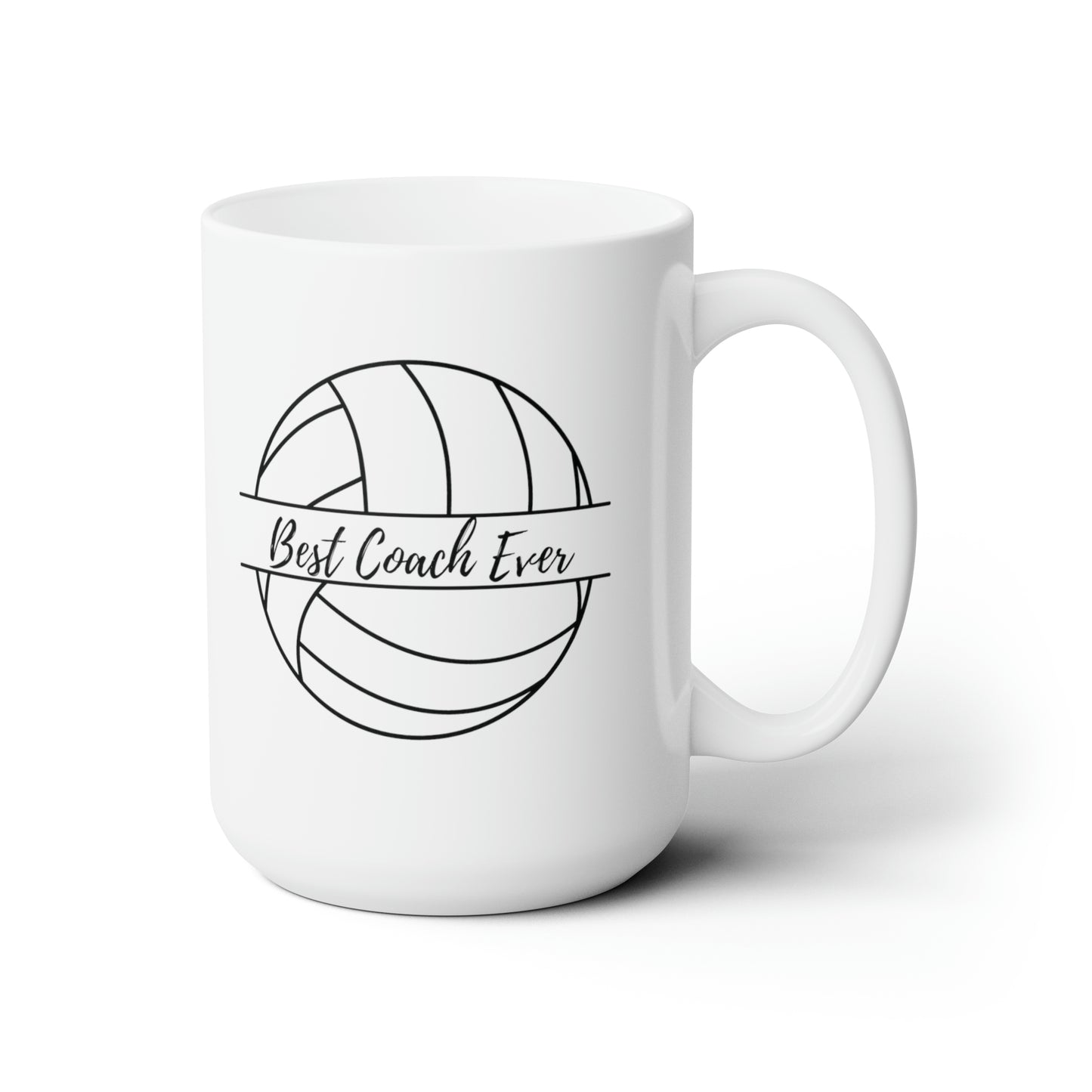 Best Coach Ever Volley Ceramic Mug 15oz