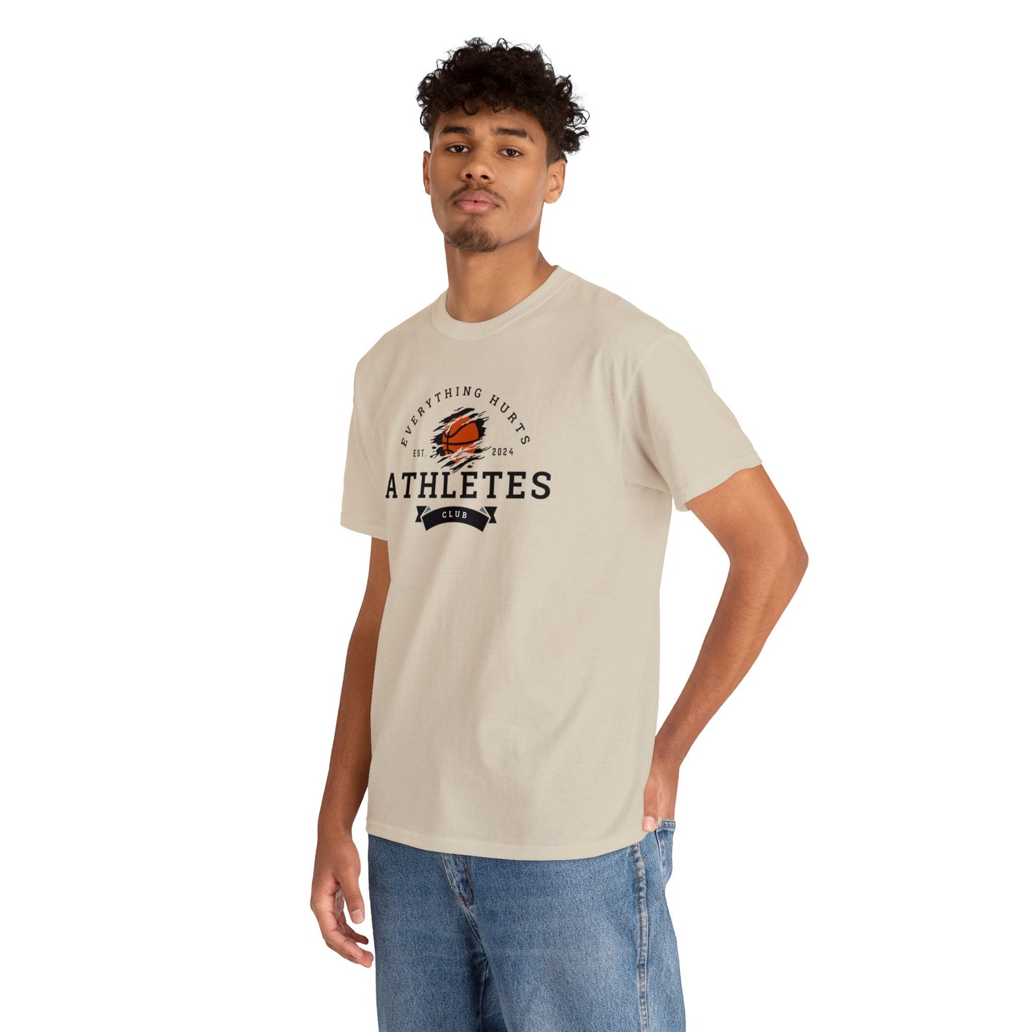 Everything Hurts Athletes Club Basketball Cotton Tee