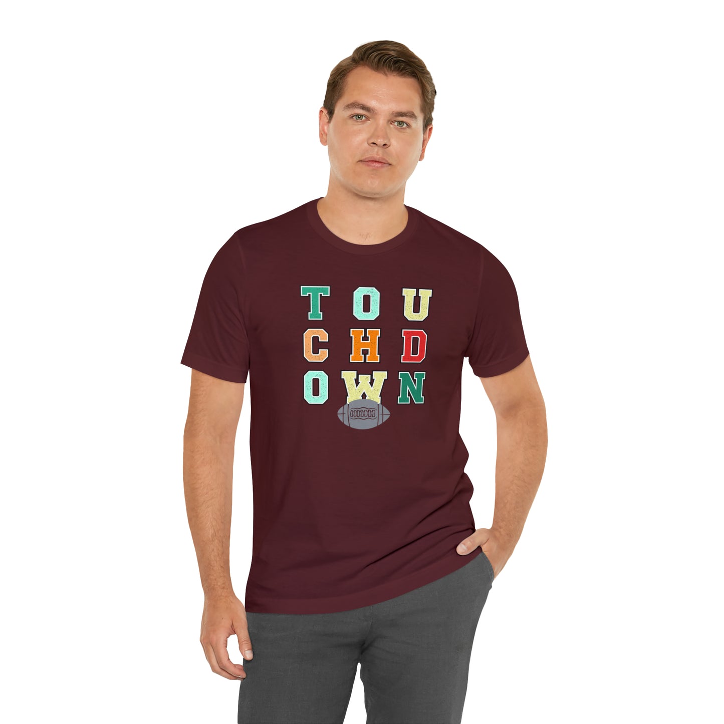 Football Touchdown Unisex Jersey Short Sleeve Tee