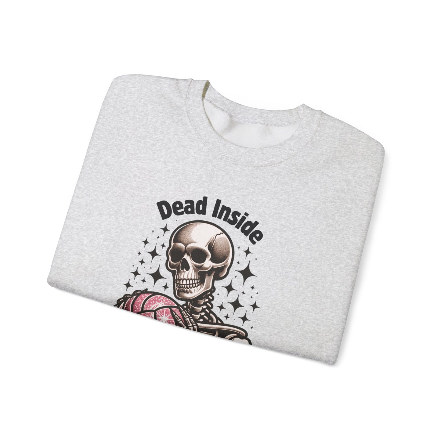 Dead Inside But Loves Volleyball Unisex Heavy Blend™ Crewneck Sweatshirt