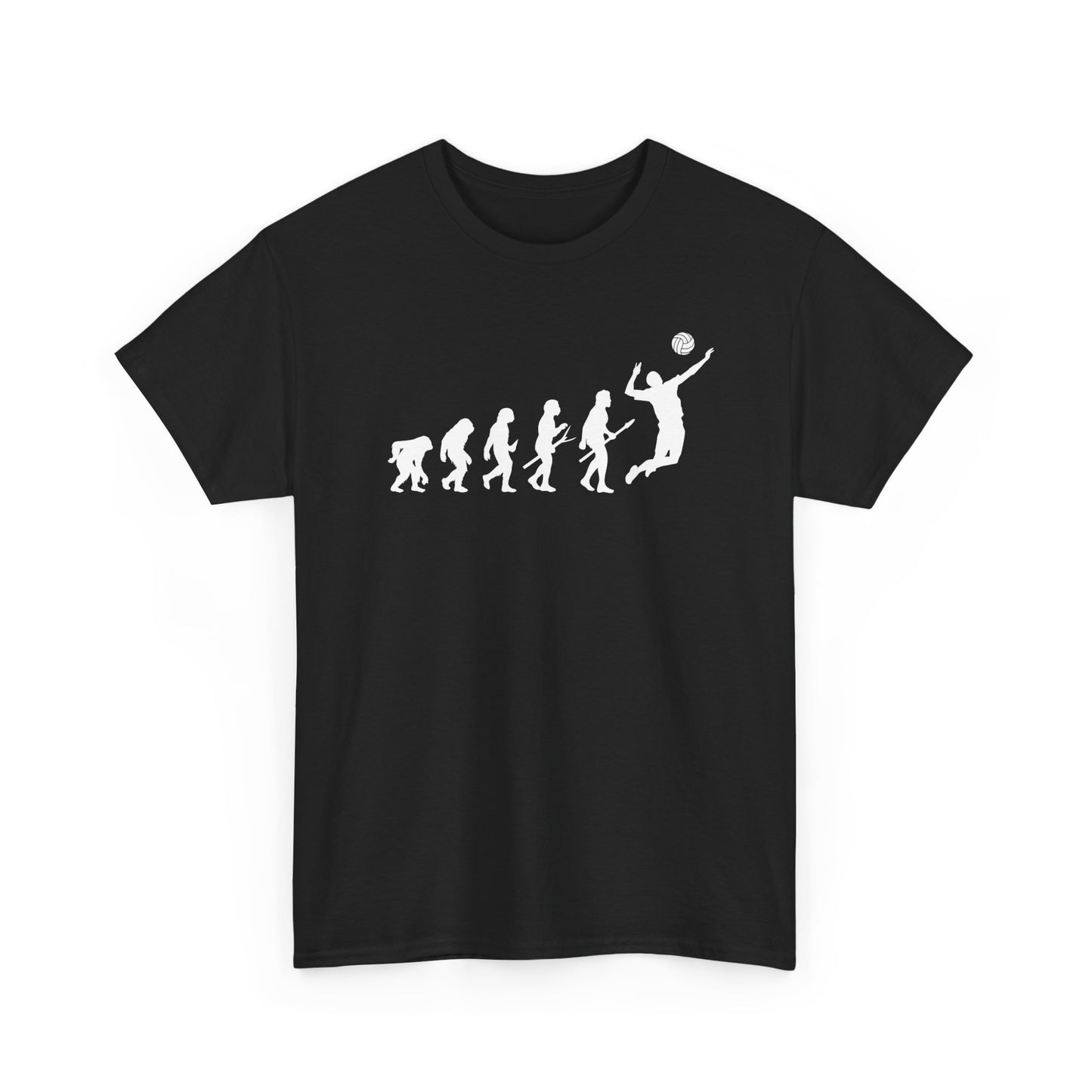 Volleyball Evolution Unisex Heavy Cotton Tee