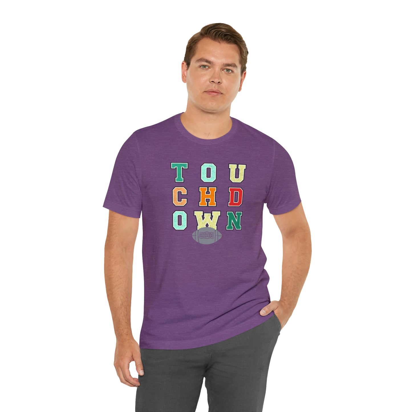 Football Touchdown Unisex Jersey Short Sleeve Tee