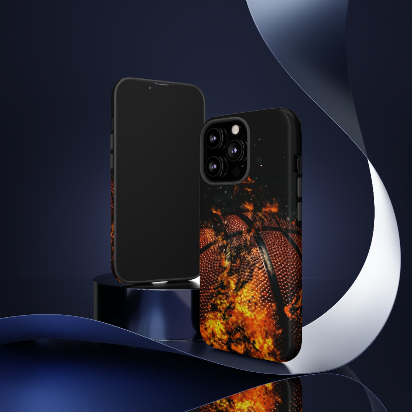 Basketball Inferno Tough Phone Cases