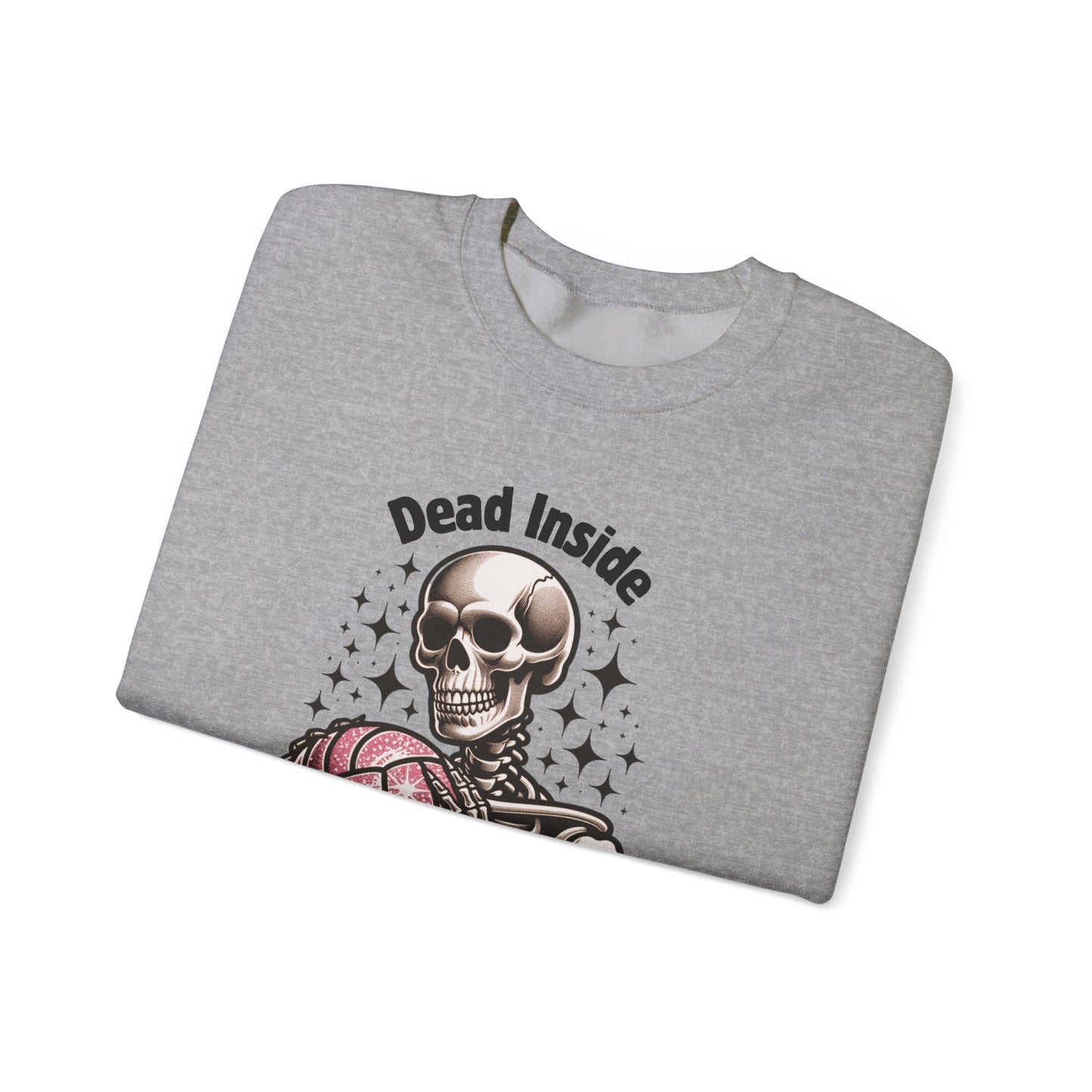 Dead Inside But Loves Volleyball Unisex Heavy Blend™ Crewneck Sweatshirt