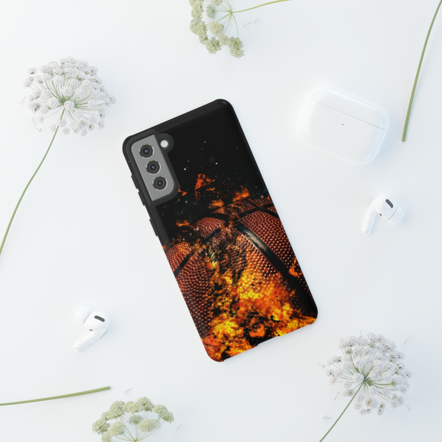 Basketball Inferno Tough Phone Cases