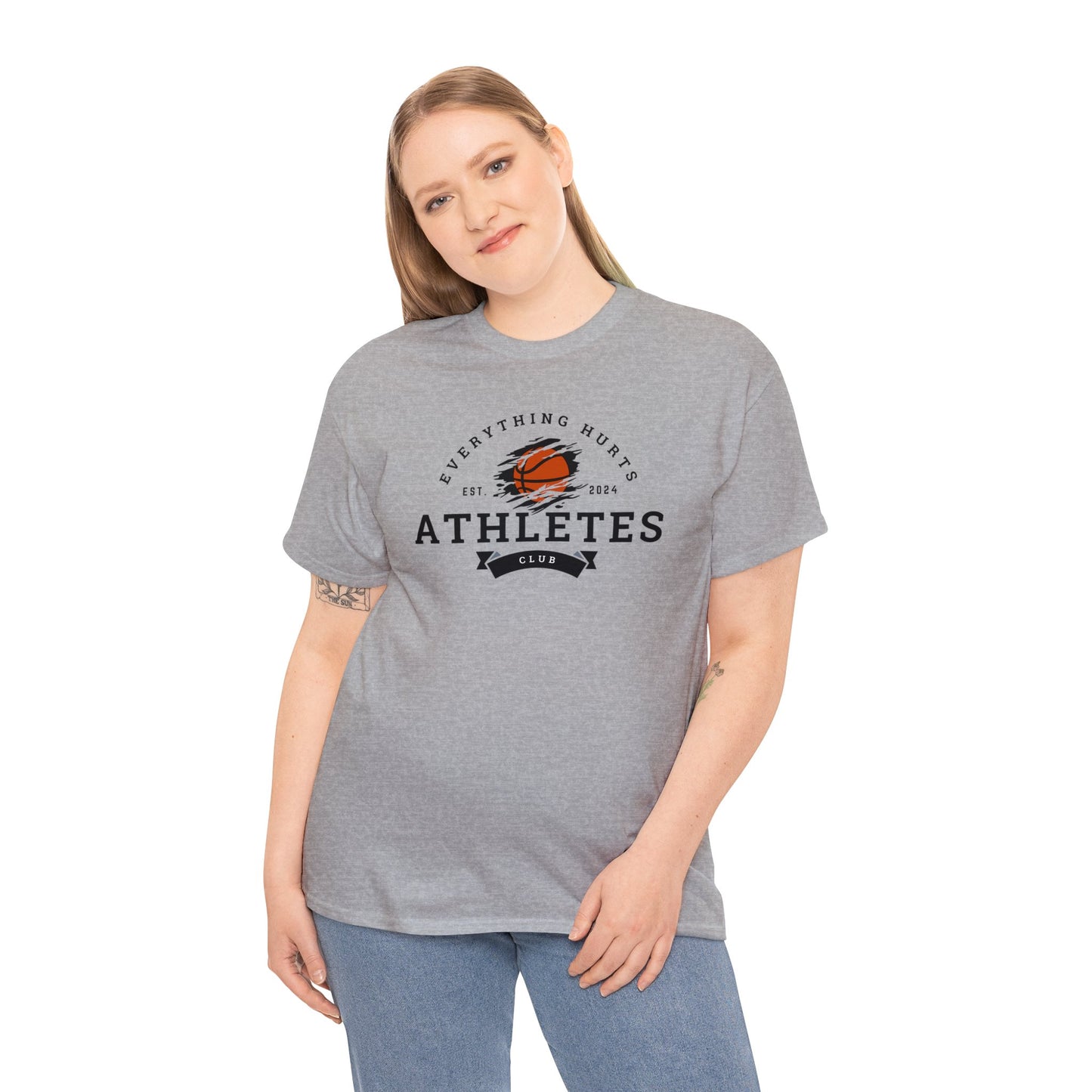 Everything Hurts Athletes Club Basketball Cotton Tee