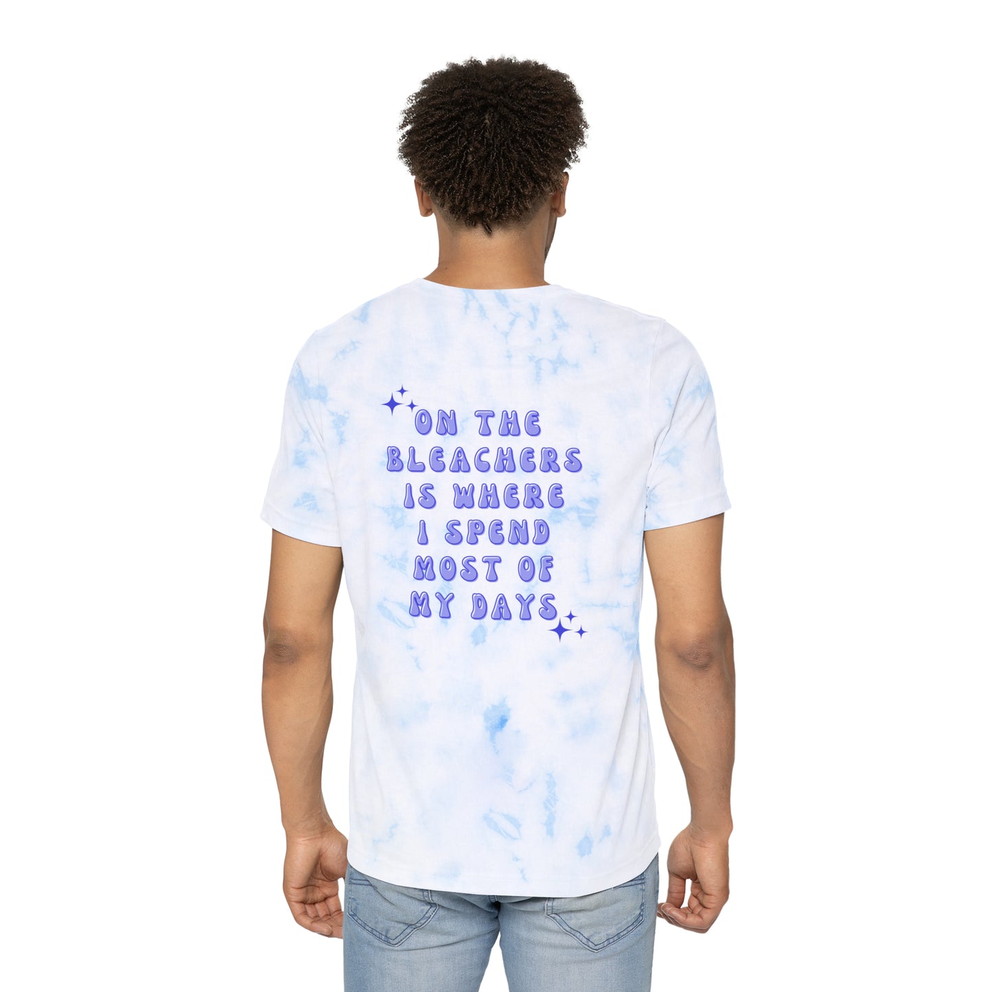 Volleyball Bleachers Unisex Tie-Dyed T-Shirt