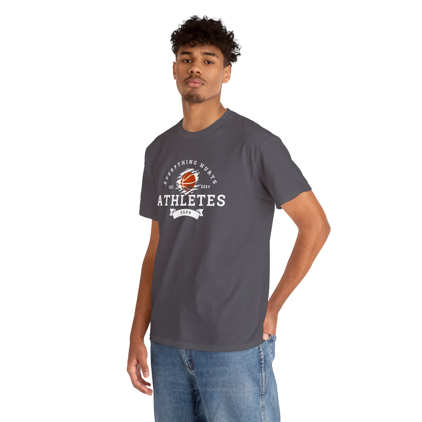 Everything Hurts Athletes Club Basketball Cotton Tee