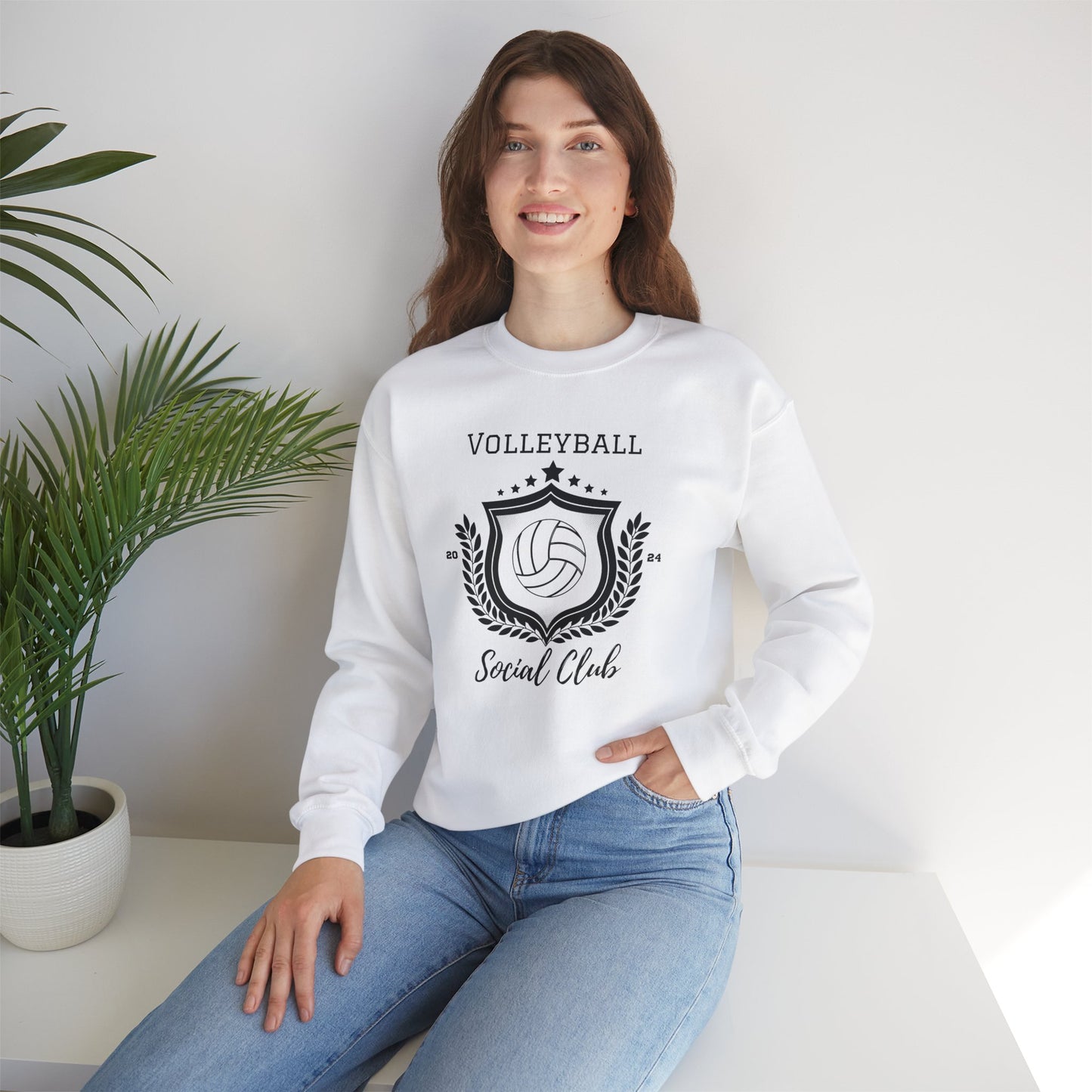 Volleyball Social Club Crewneck Sweatshirt